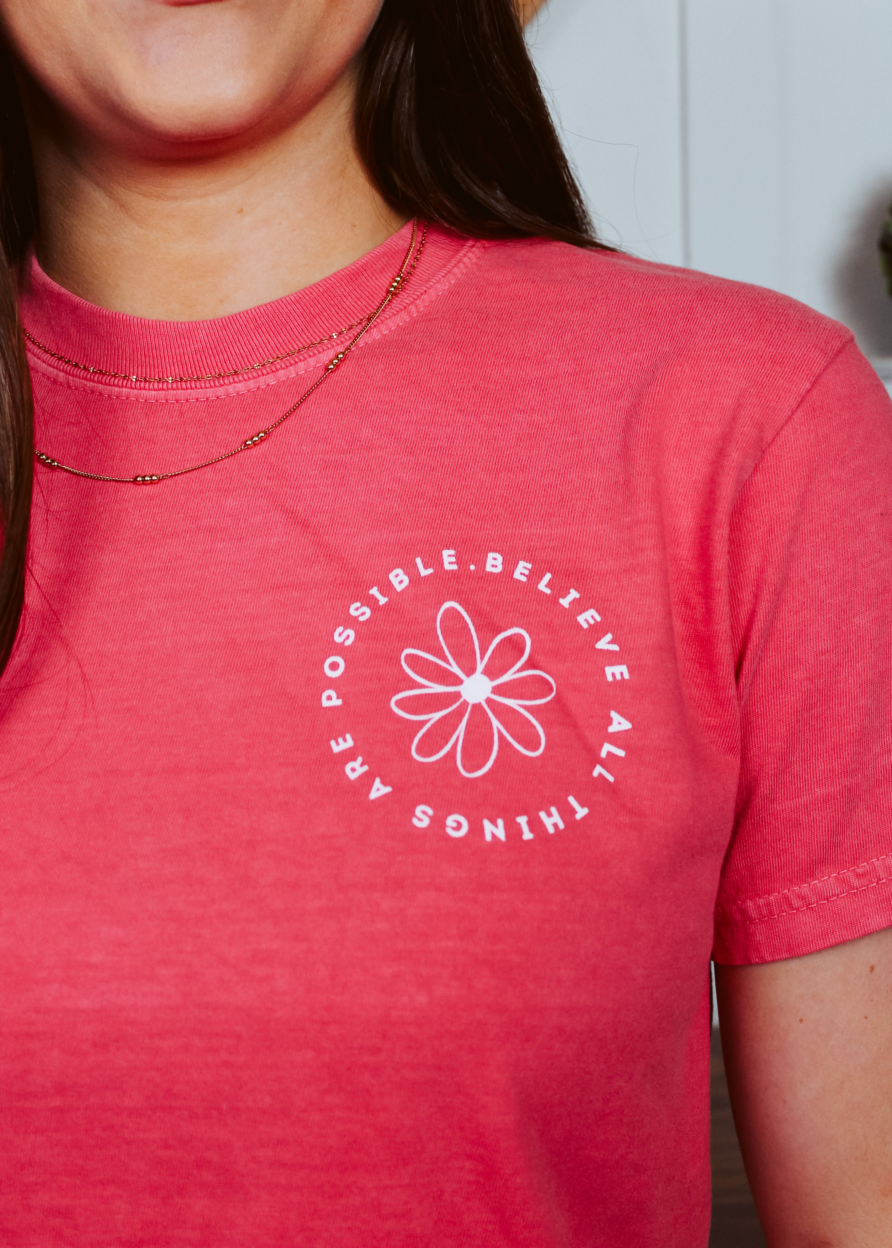 Happiness Trails Boutique - Believe All Things Are Possible Comfort Colors Graphic Tee