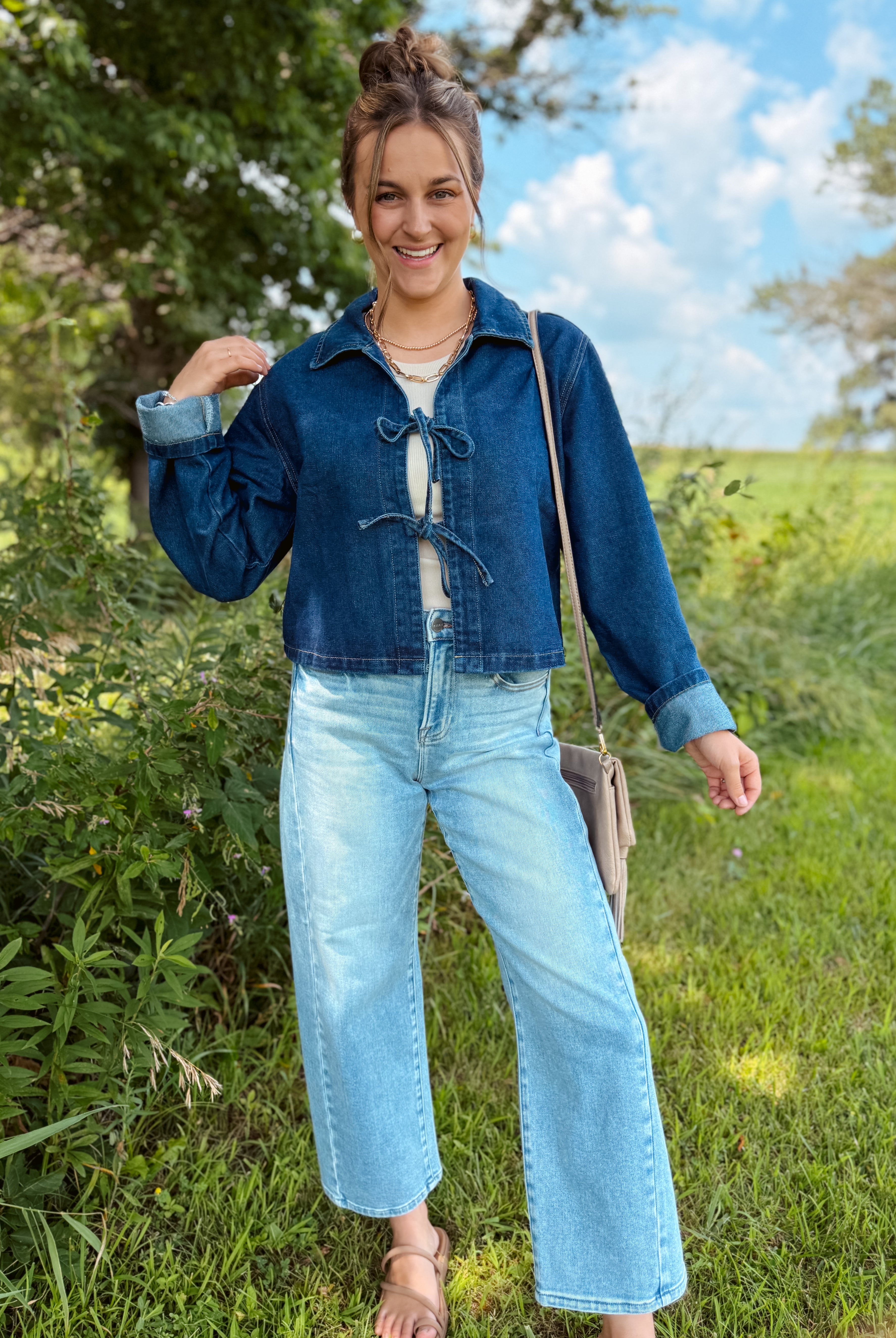 Happiness Trails Boutique - Denim jacket - dark wash