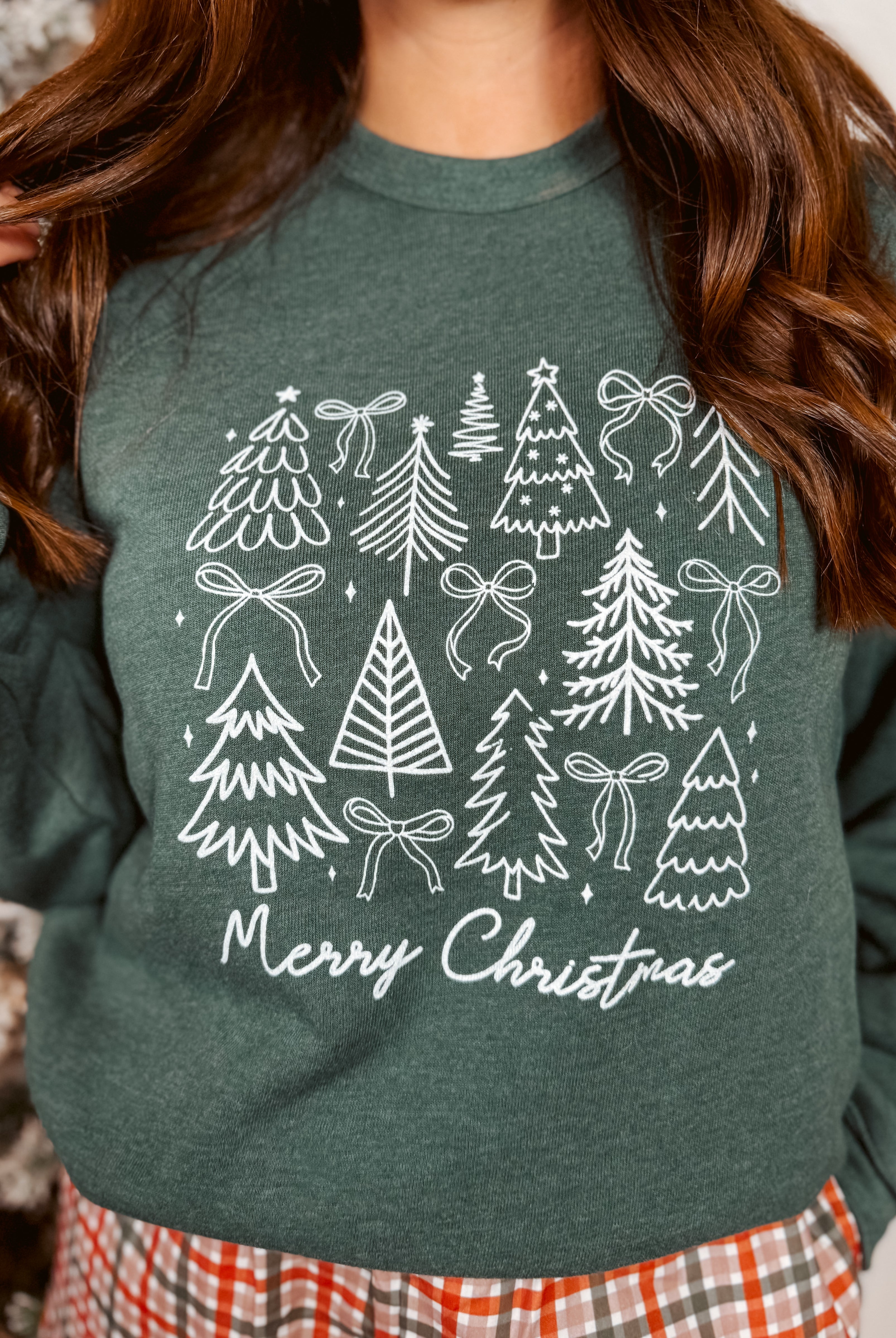 Happiness Trails Boutique - Heather Forest Bella Canvas Sweatshirt