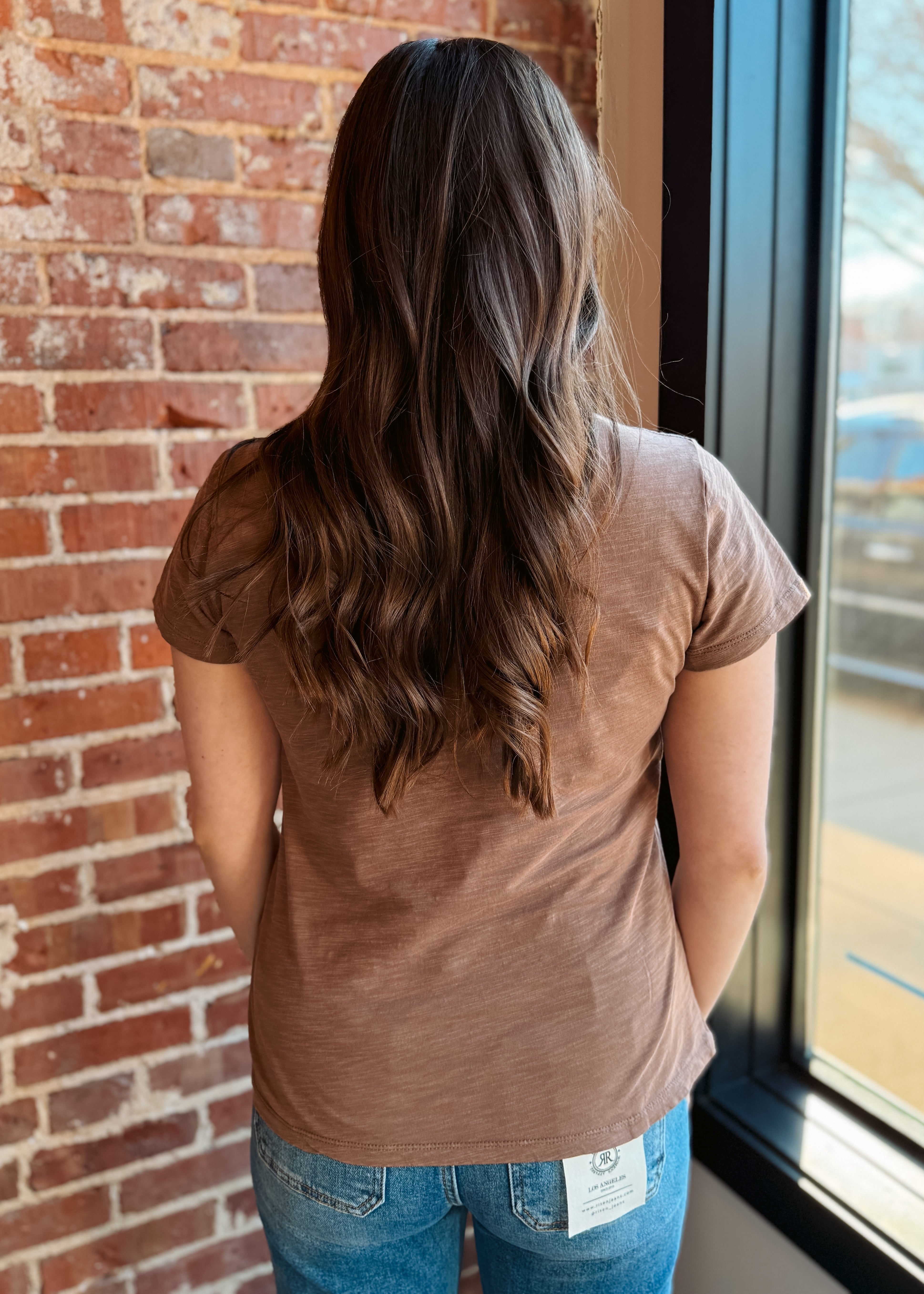 Happiness Trails Boutique - Choco short sleeve top