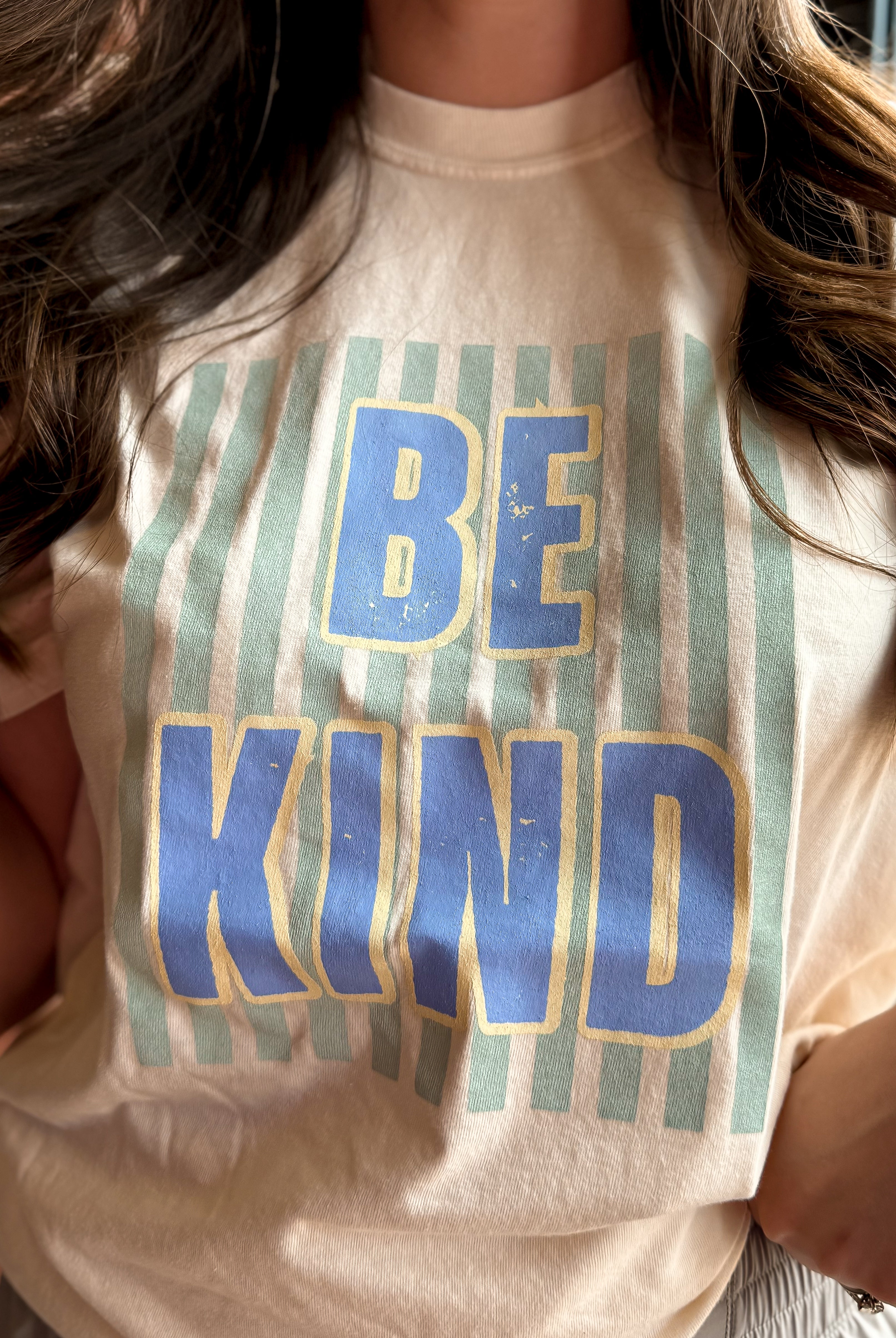 Happiness Trails Boutique - Be Kind screen printed on Comfort Colors tee