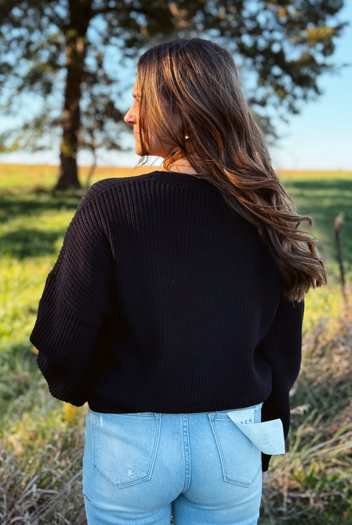 Happiness Trails Boutique - Black sweater