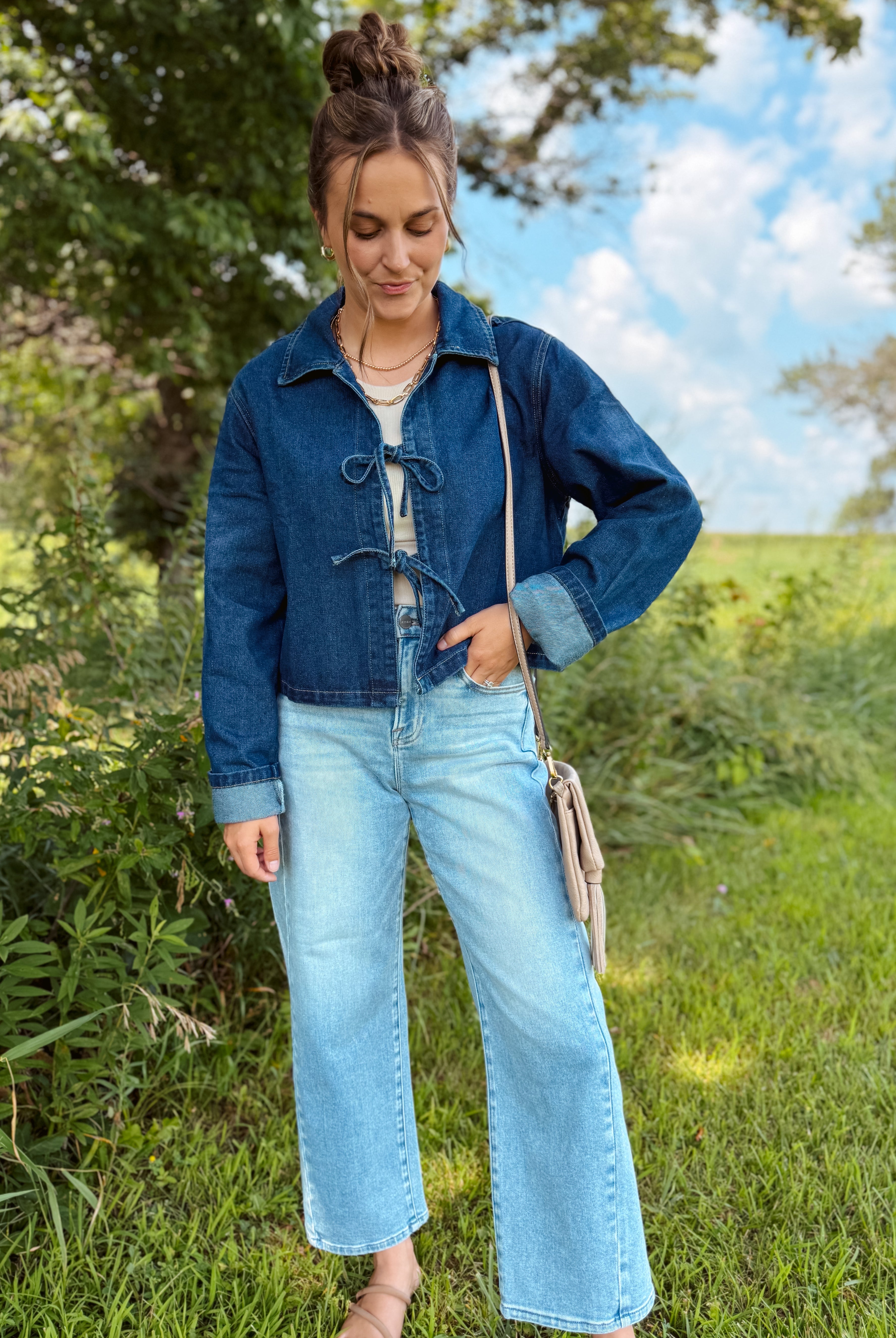 Happiness Trails Boutique - Denim jacket - dark wash