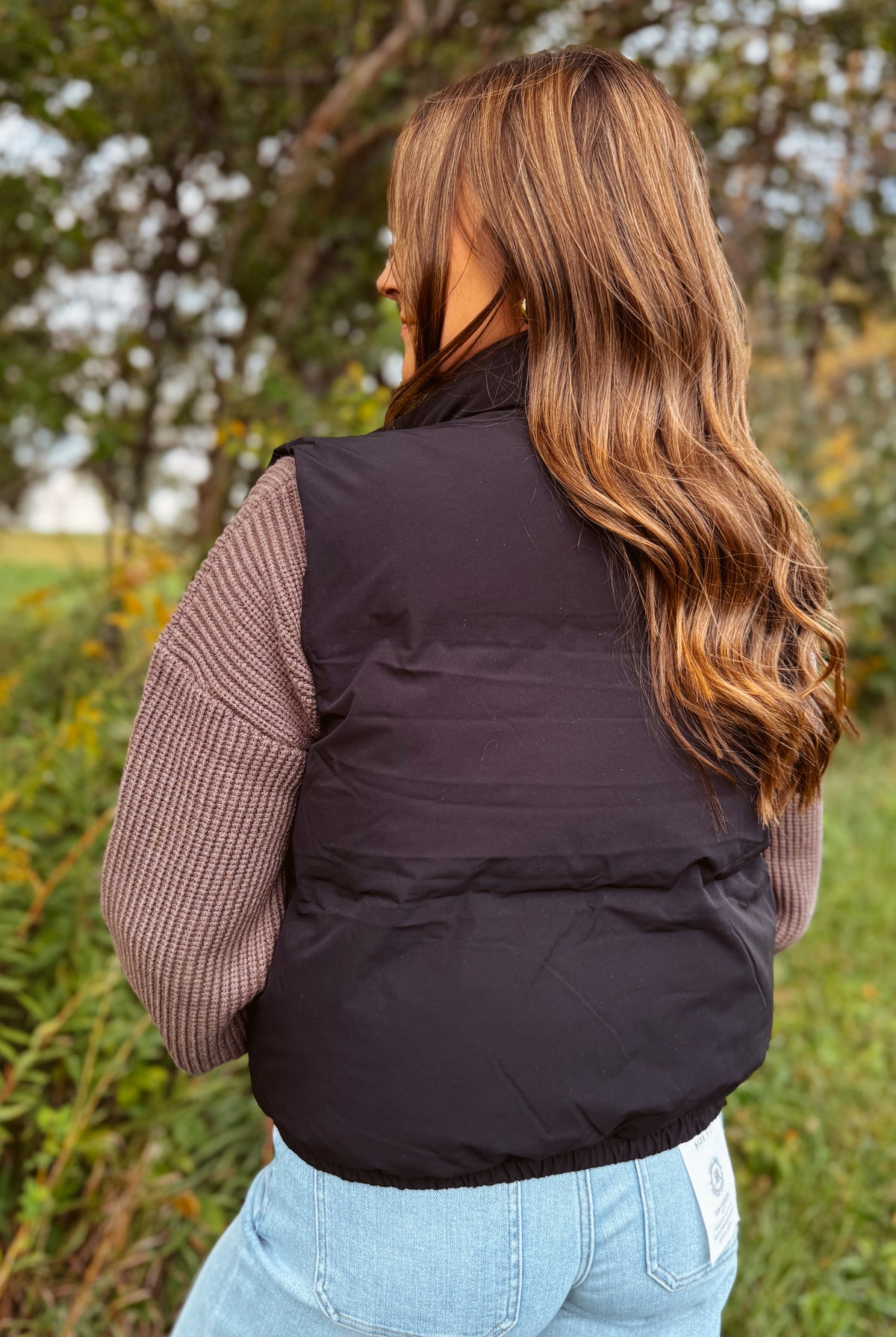 Happiness Trails Boutique - Black puffer vest