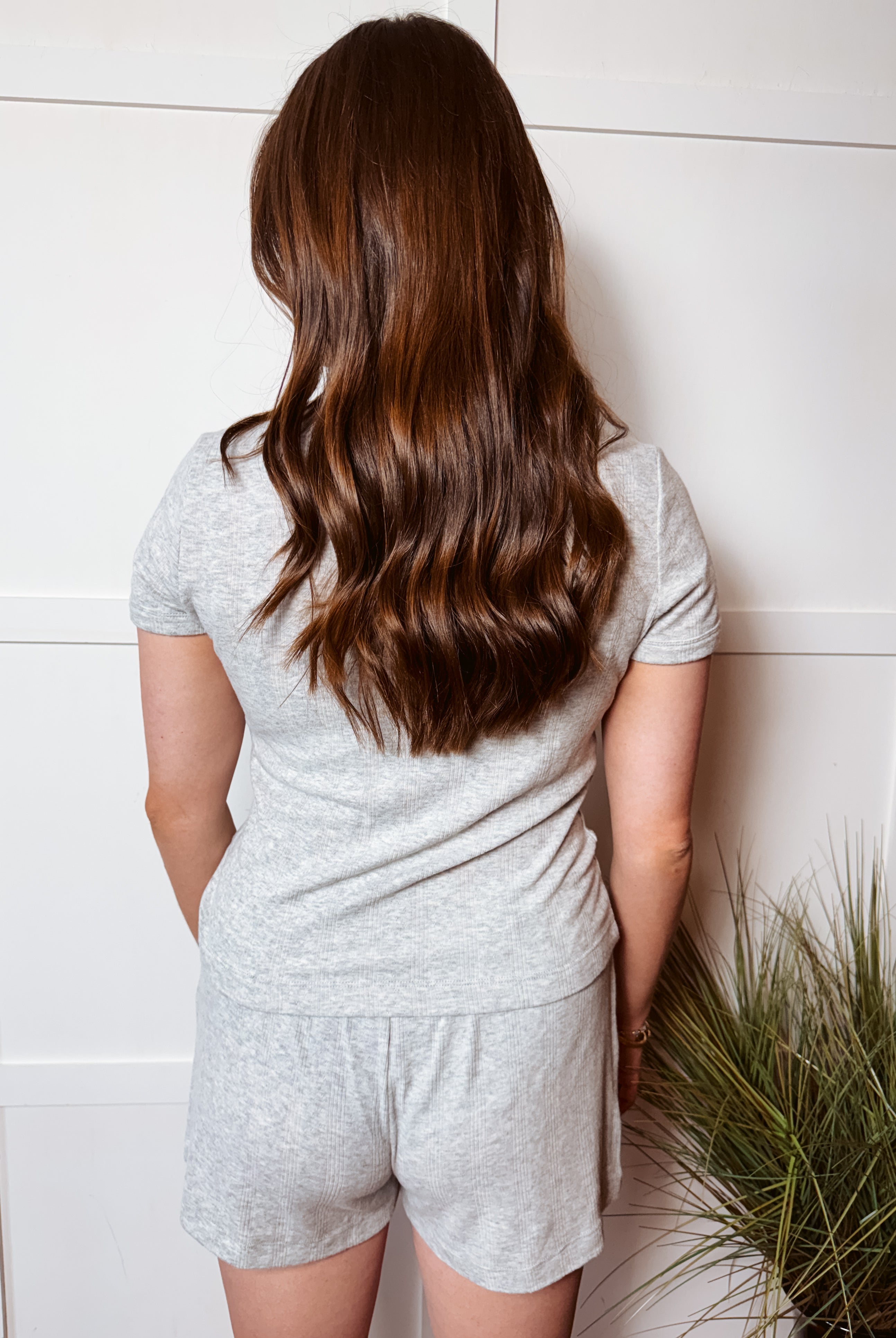 Happiness Trails Boutique - Grey pajama set