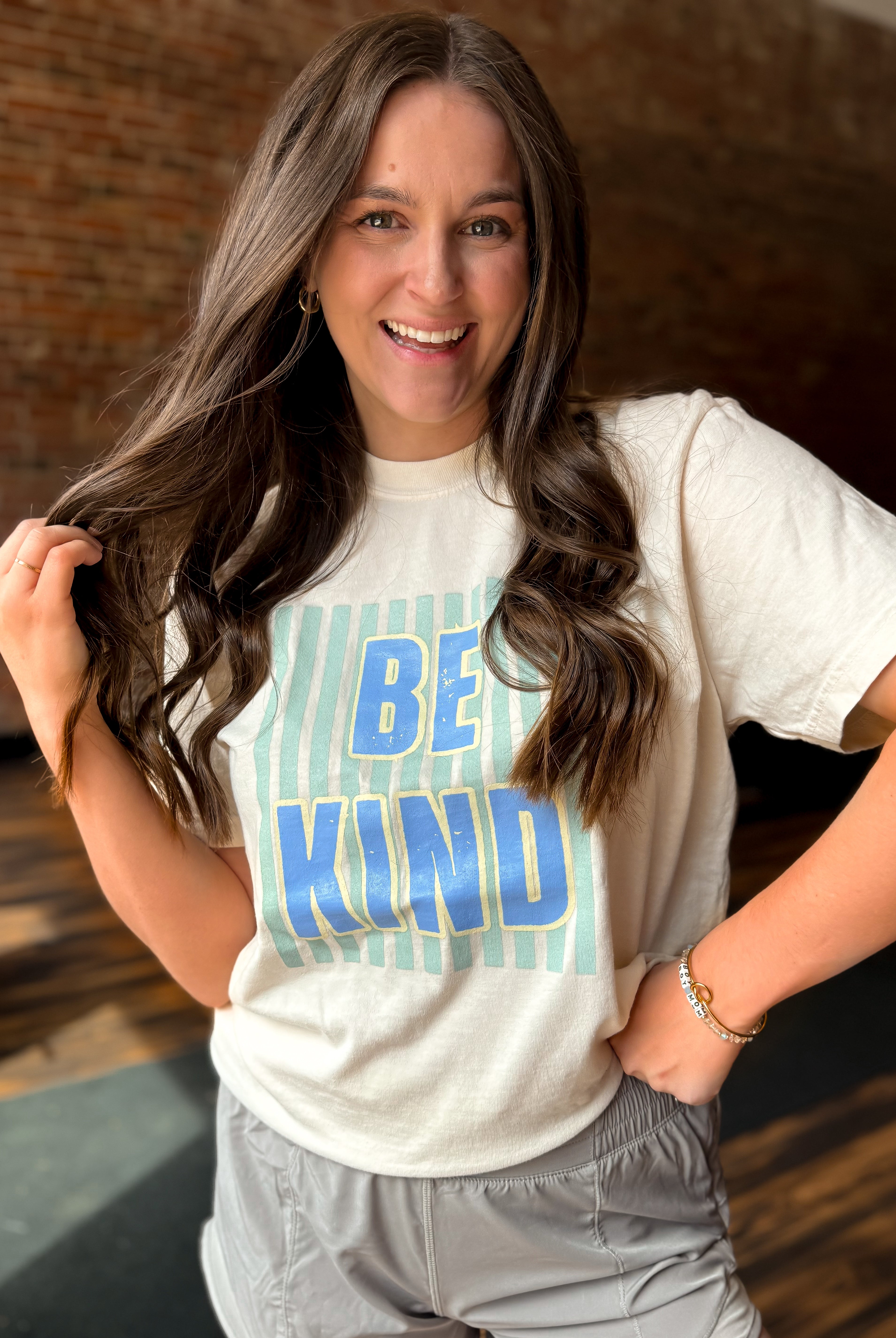 Happiness Trails Boutique - Be Kind screen printed on Comfort Colors tee