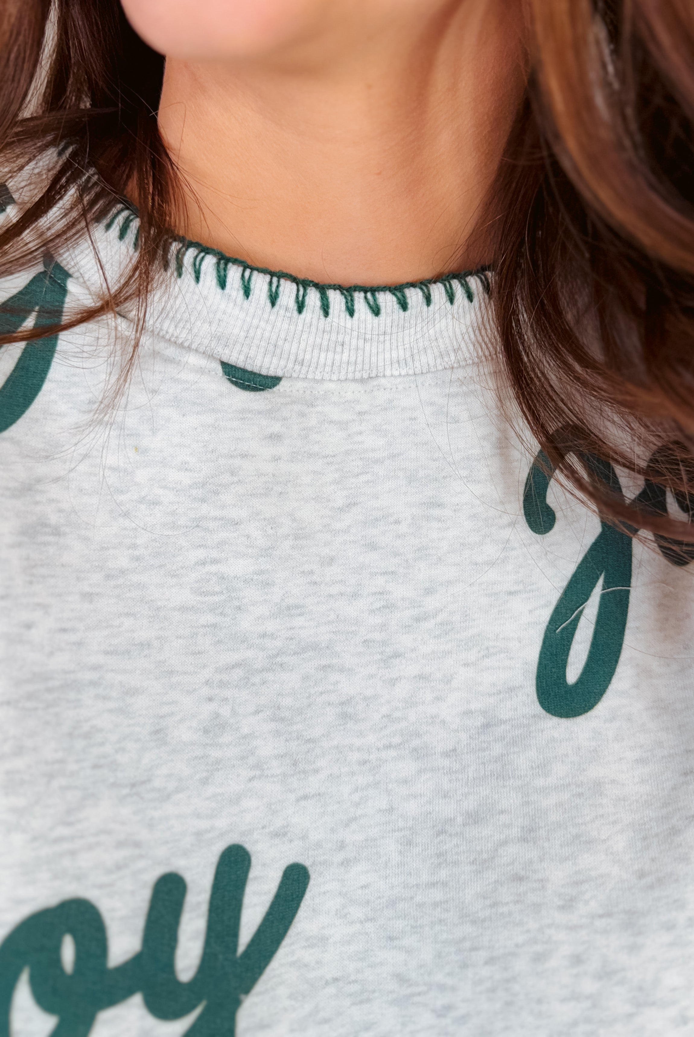 Happiness Trails Boutique - Heather grey "Joy" graphic