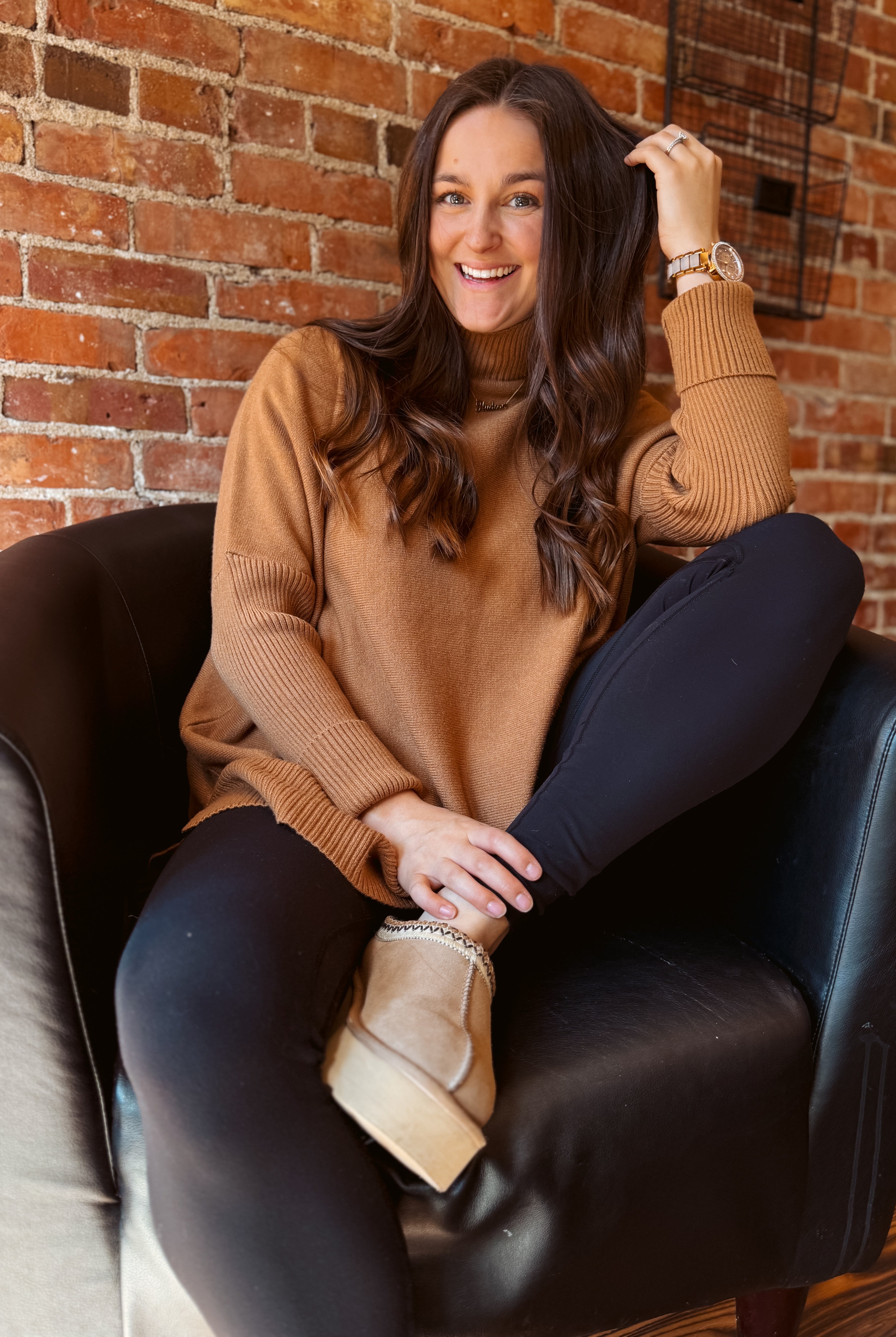 Happiness Trails Boutique - Camel sweater