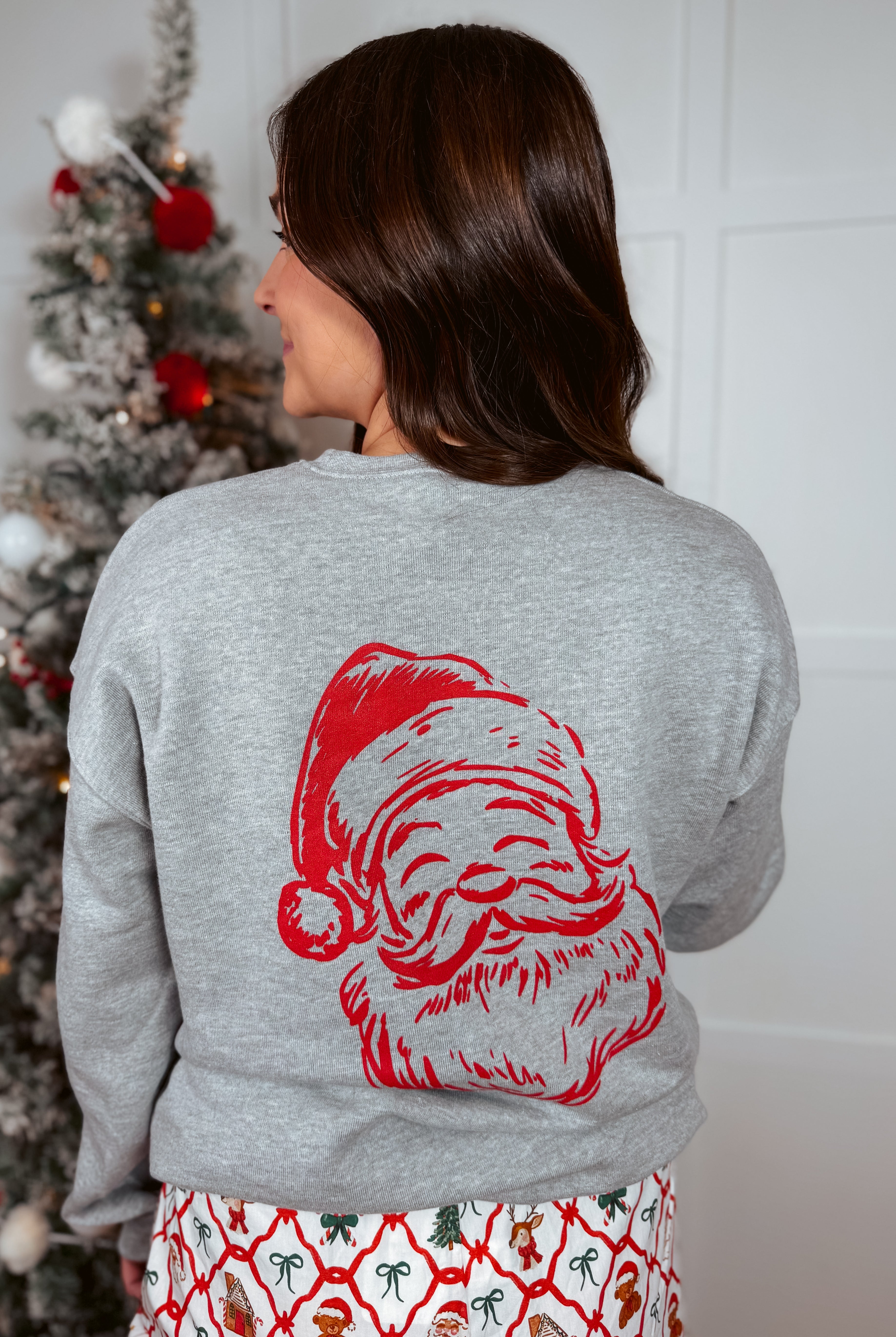 Happiness Trails Boutique - Ho Ho Ho Santa Sweatshirt