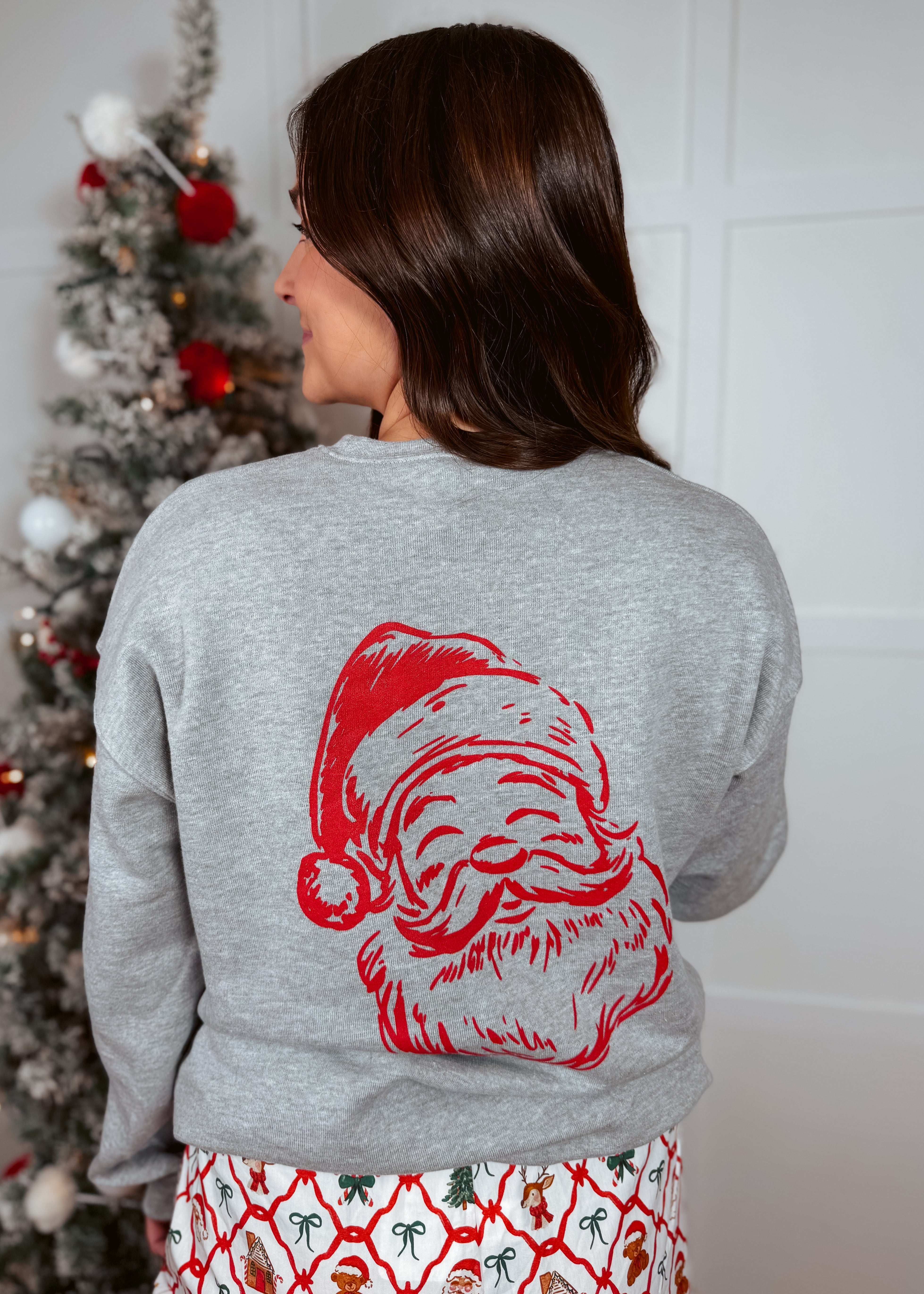 Happiness Trails Boutique - Ho Ho Ho Santa Sweatshirt