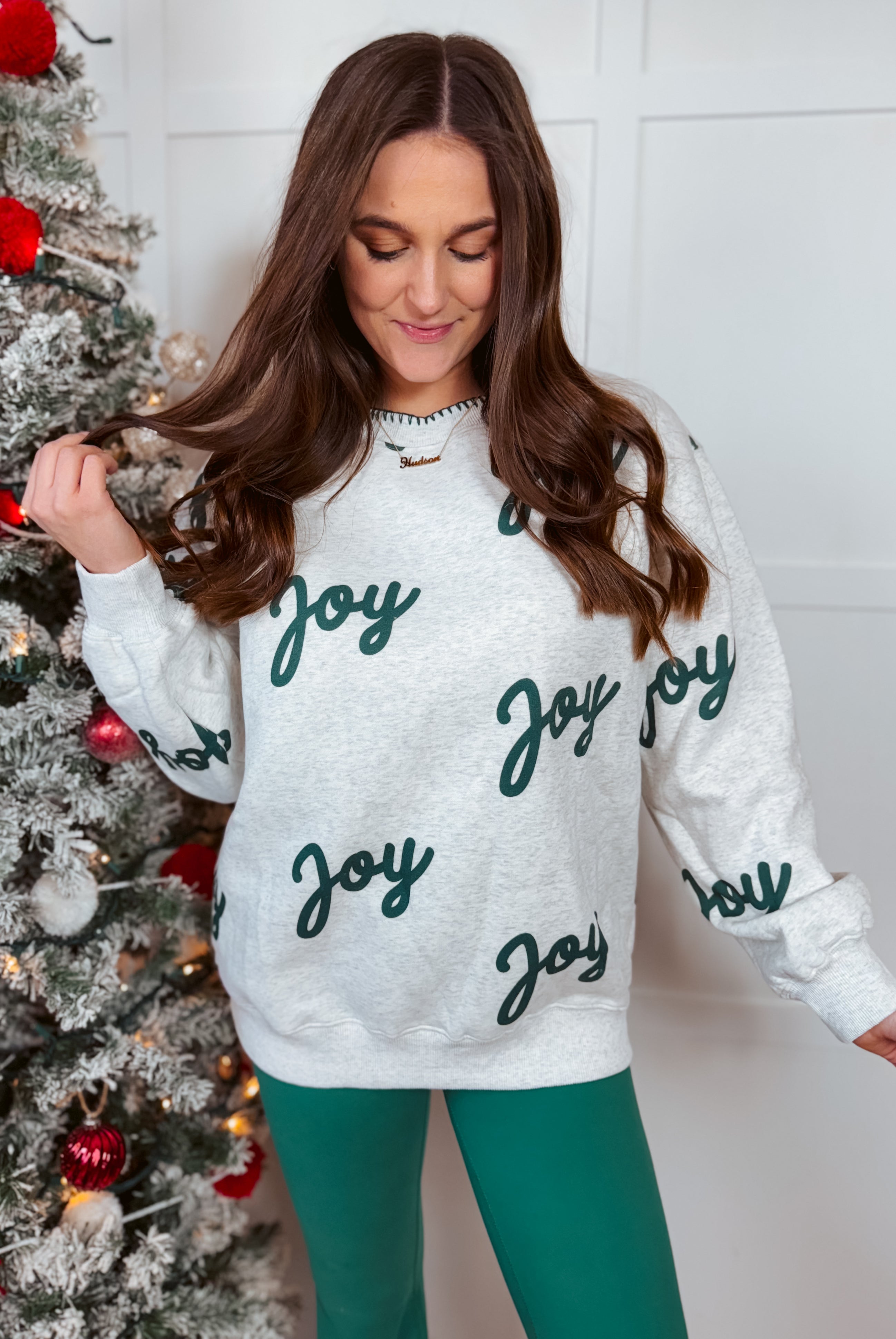 Happiness Trails Boutique - Heather grey "Joy" graphic