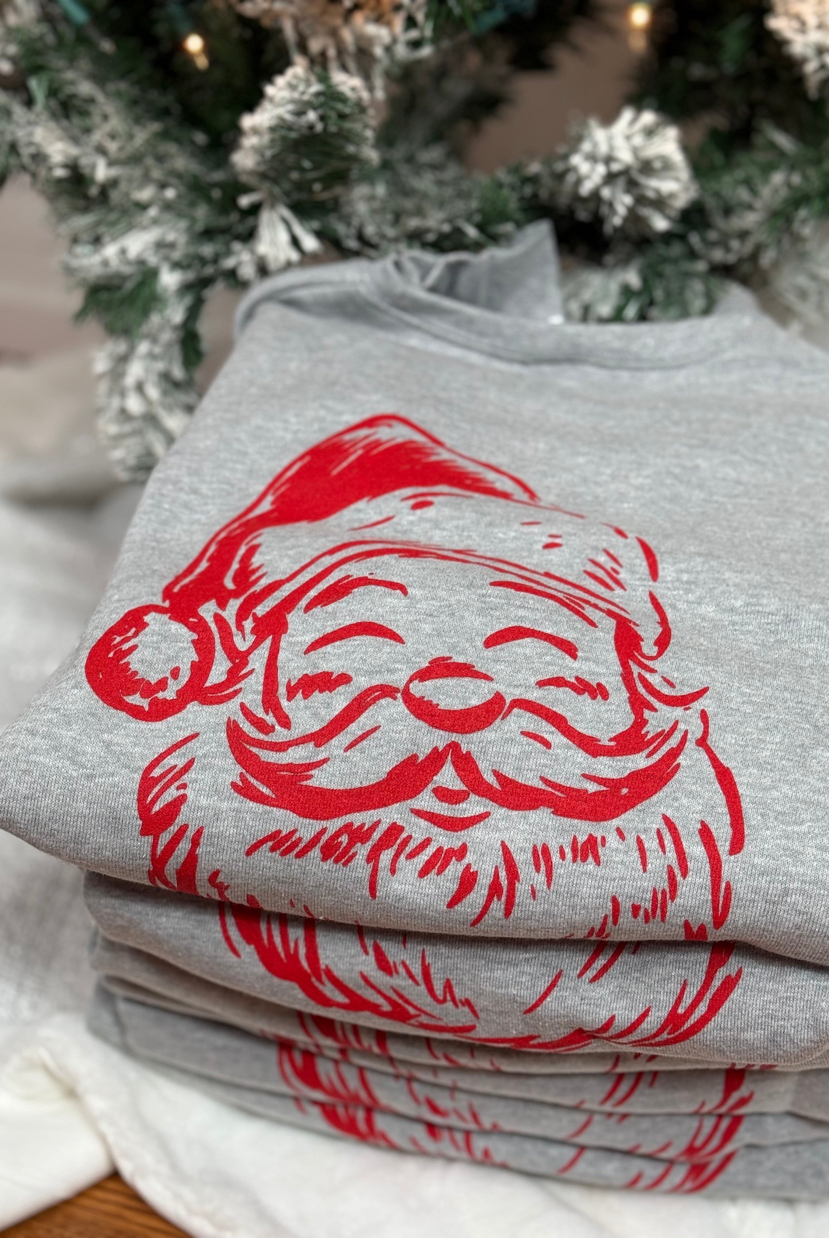 Happiness Trails Boutique - Ho Ho Ho Santa Sweatshirt