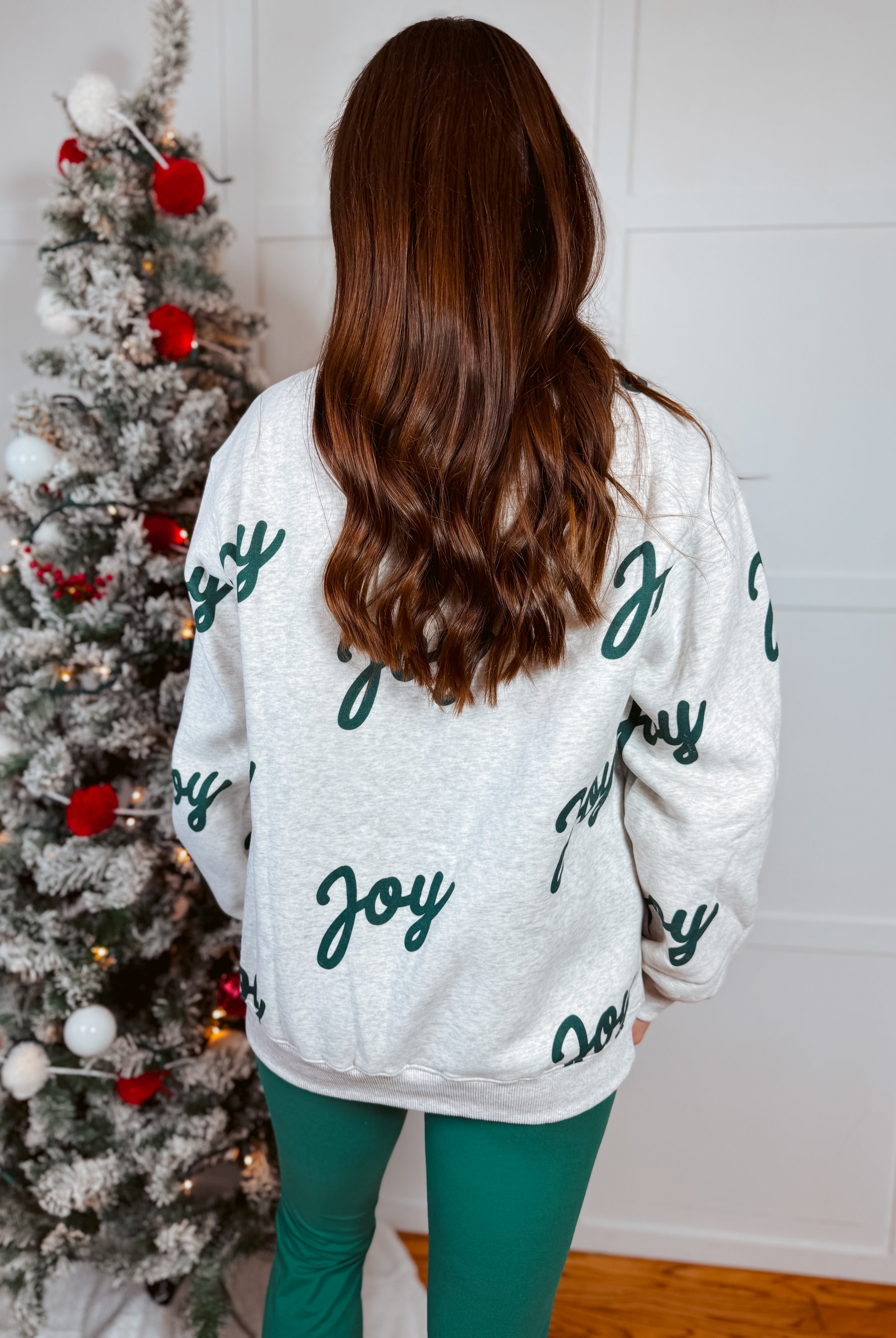 Happiness Trails Boutique - Heather grey "Joy" graphic
