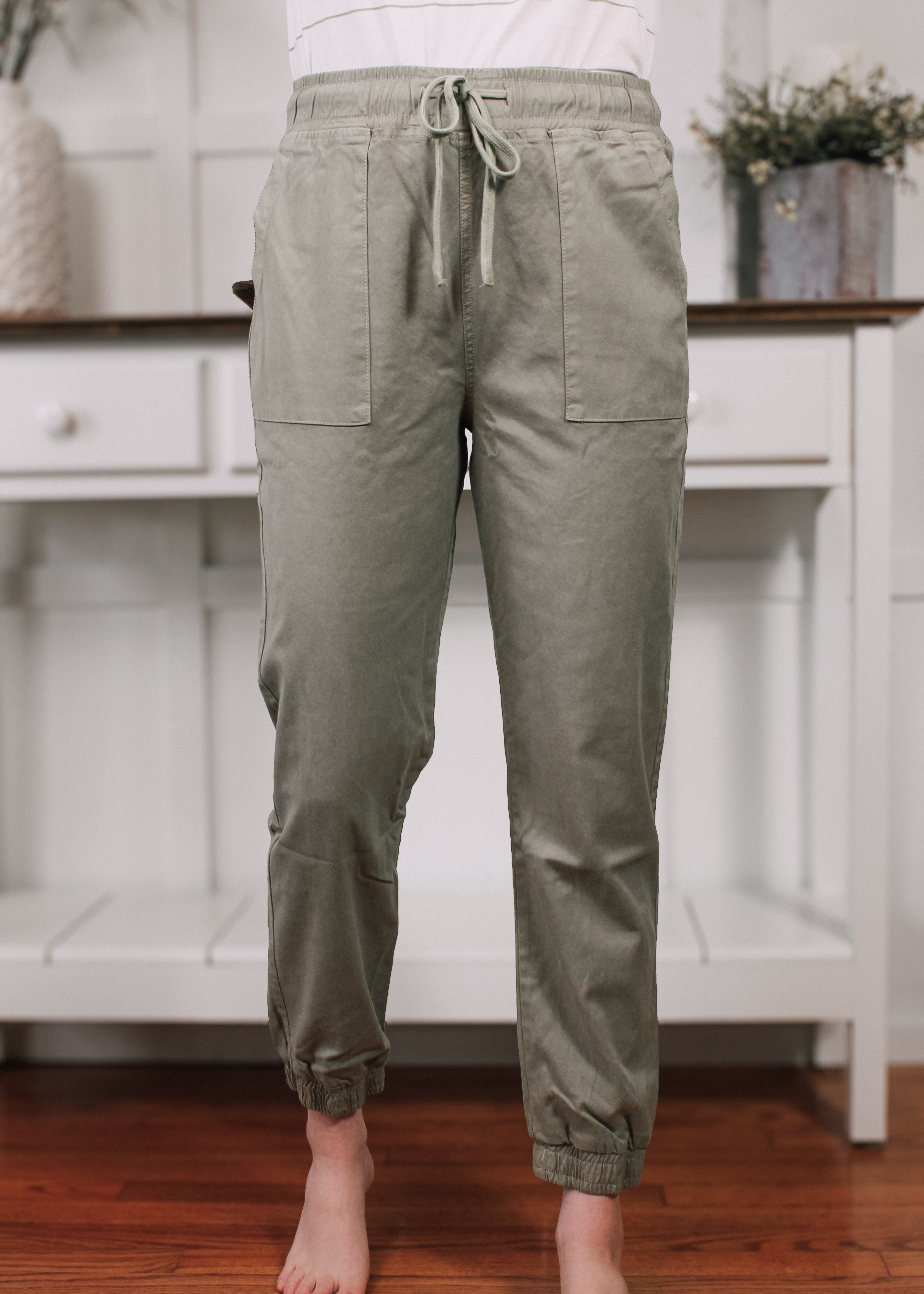 Happiness Trails Boutique - Olive Joggers