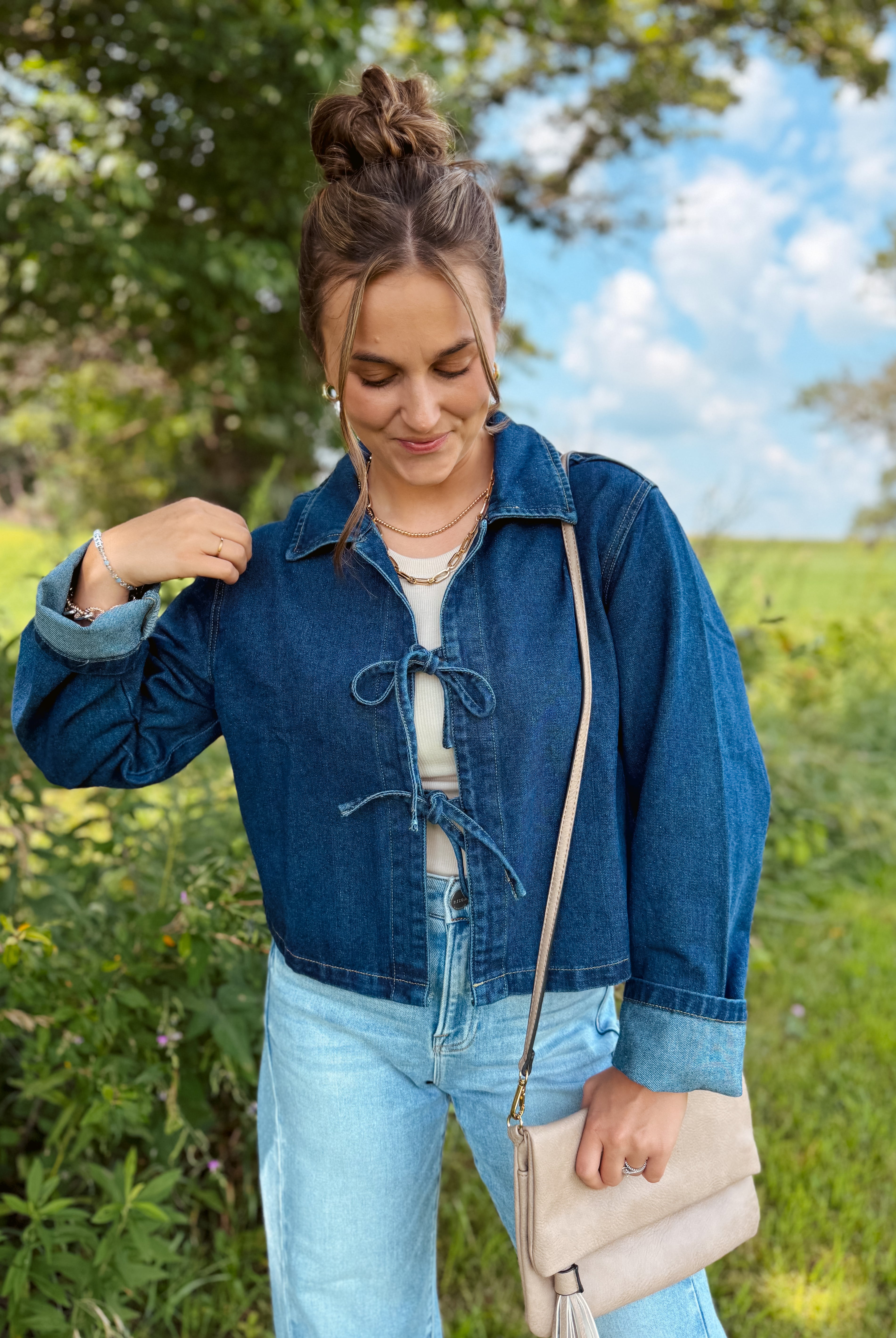 Happiness Trails Boutique - Denim jacket - dark wash