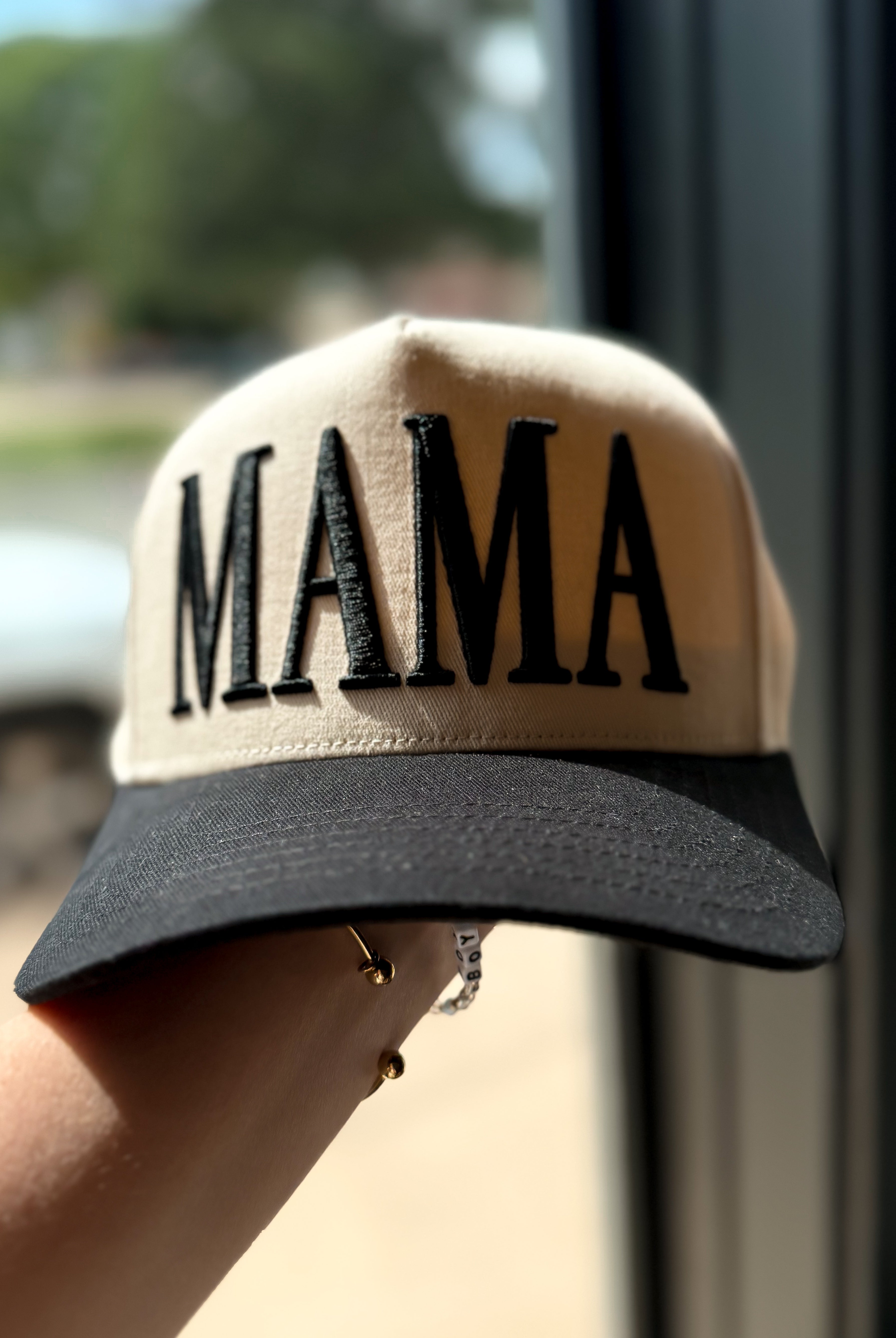 Happiness Trails Boutique - MAMA Trucker Hat - Black