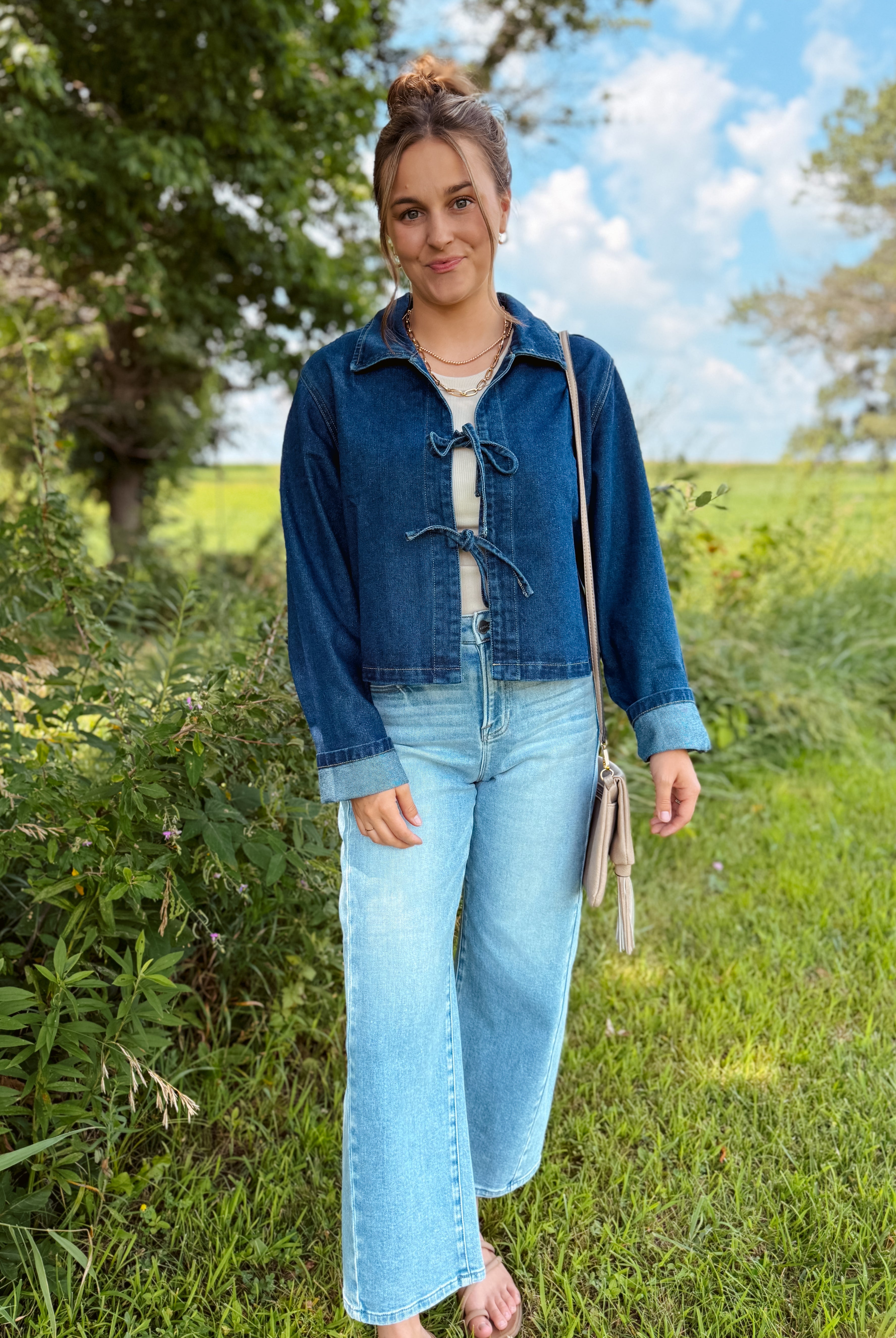 Happiness Trails Boutique - Denim jacket - dark wash