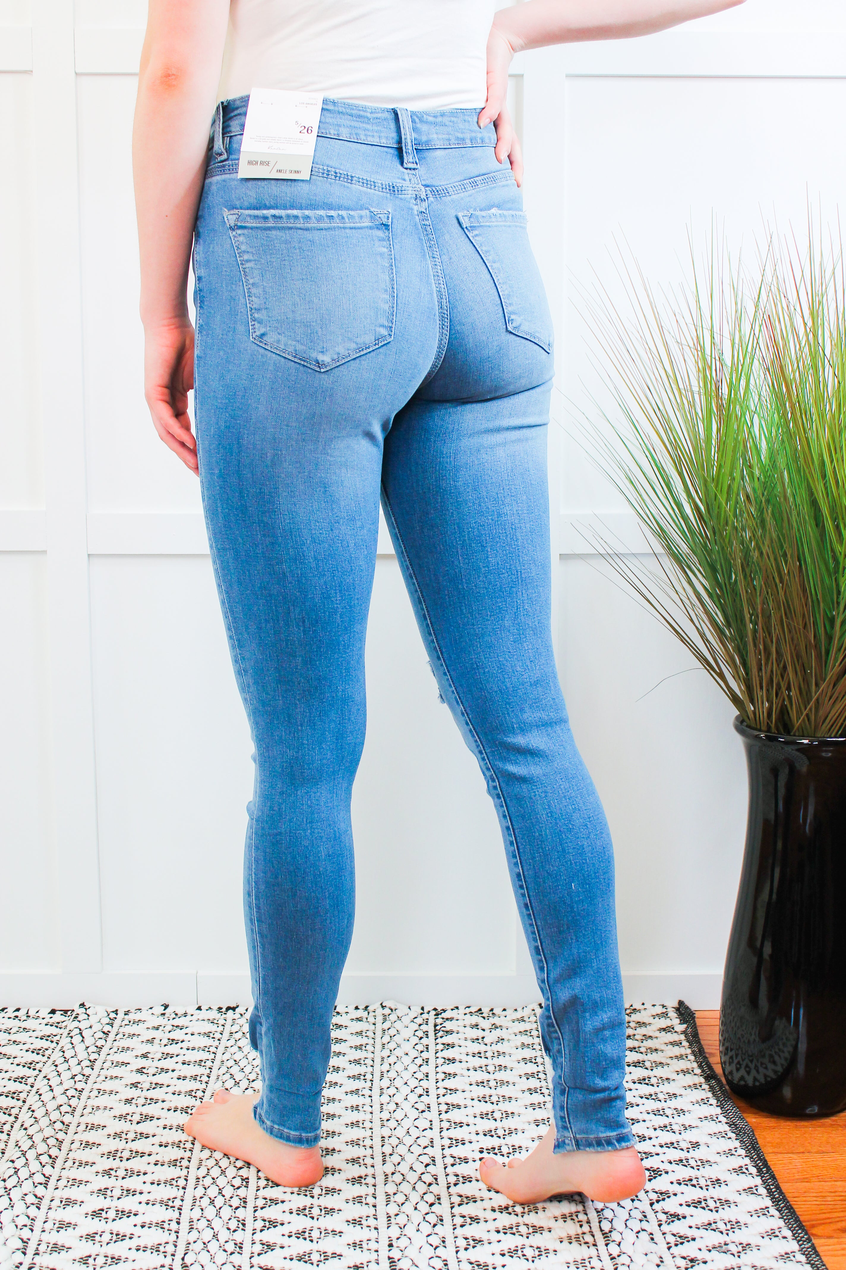 KanCan Medium Wash Distressed Jeans