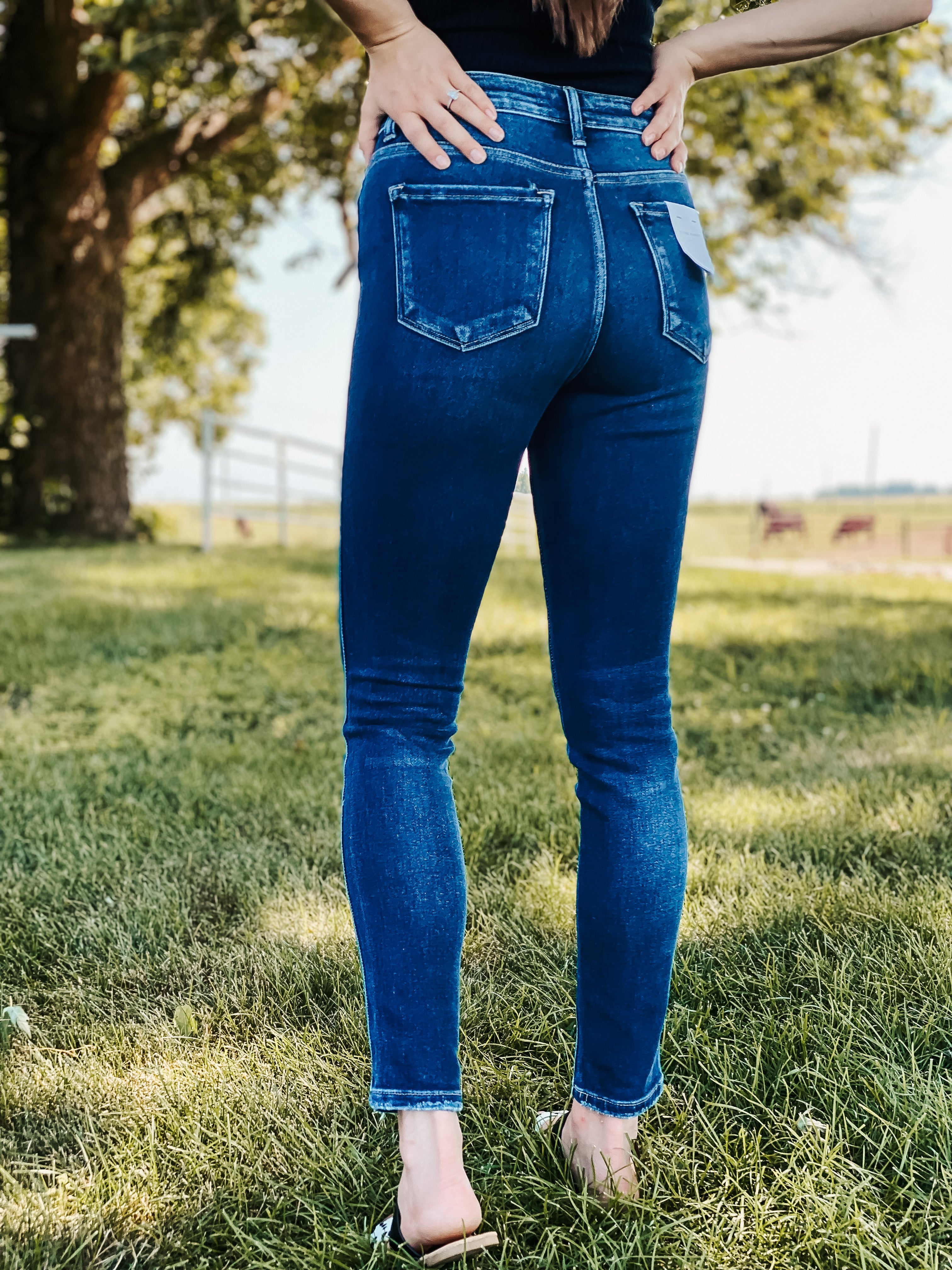 Flying Monkey Non Distressed Dark Jeans