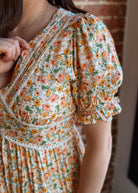 Happiness Trails Boutique - Yellow floral maxi dress