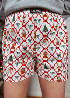 Happiness Trails Boutique - Christmas shorts pajama bottoms