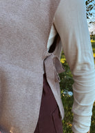 Happiness Trails Boutique - Mocha open side sweater vest