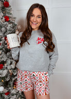 Happiness Trails Boutique - Christmas shorts pajama bottoms