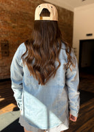 Happiness Trails Boutique - Light wash denim shacket