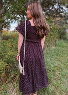 Happiness Trails Boutique - Brown floral dress