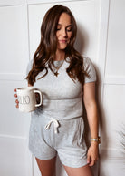 Happiness Trails Boutique - Grey pajama set