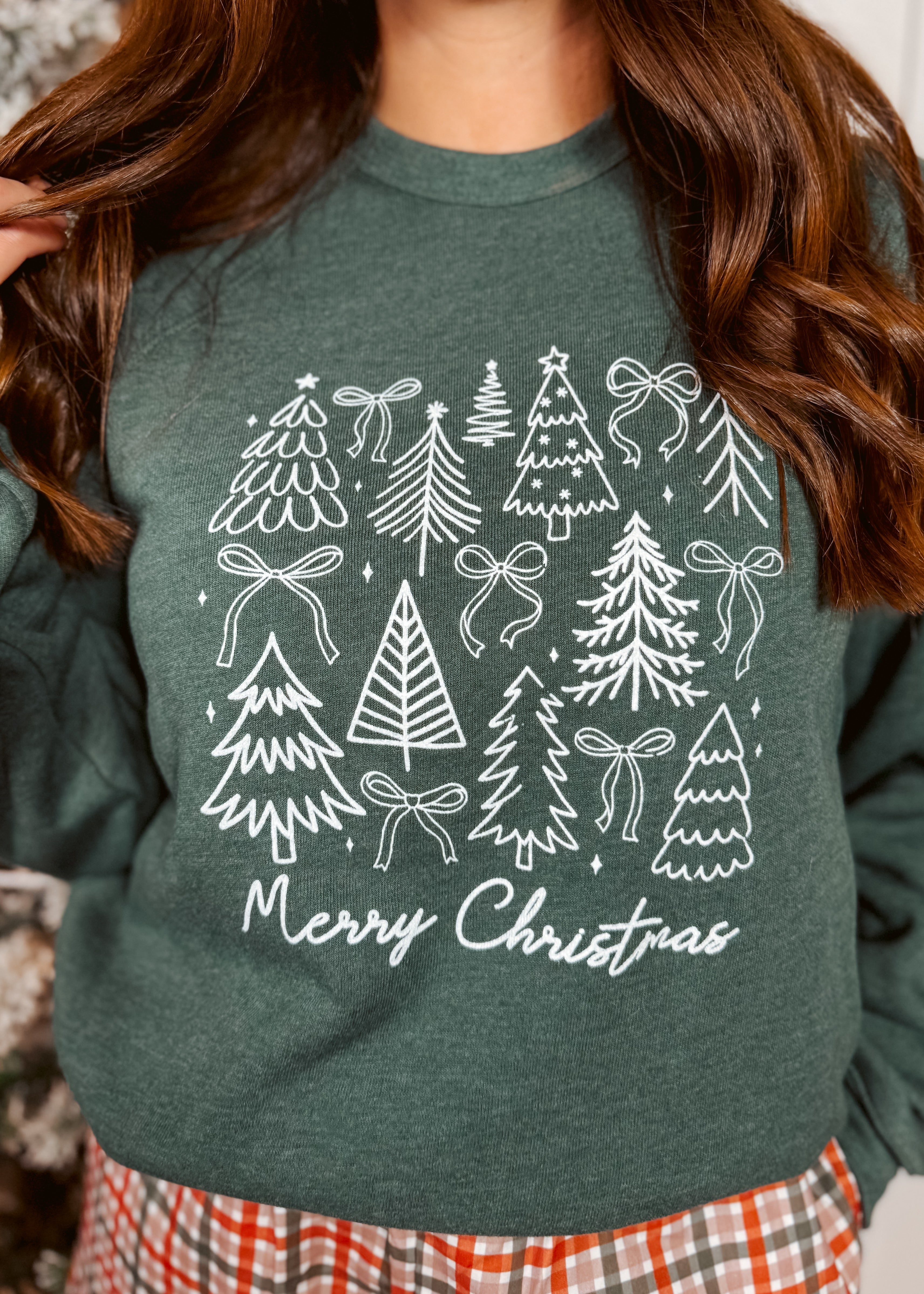 Happiness Trails Boutique - Heather Forest Bella Canvas Sweatshirt