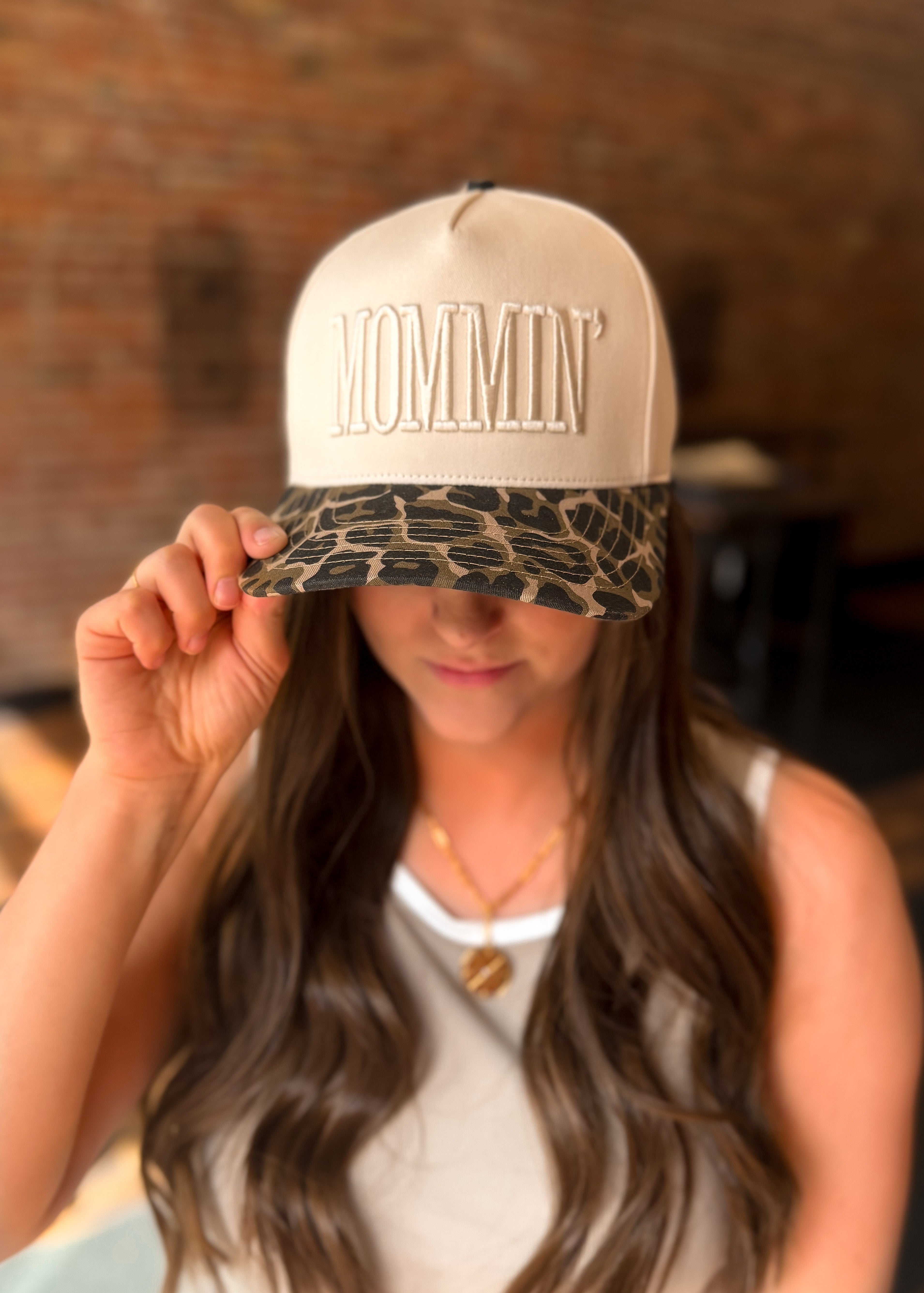 Happiness Trails Boutique - MOMMIN Trucker Hat - Leopard