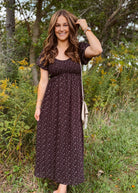 Happiness Trails Boutique - Brown floral dress