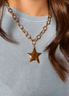 Happiness Trails Boutique - Gold chain with star charm necklace