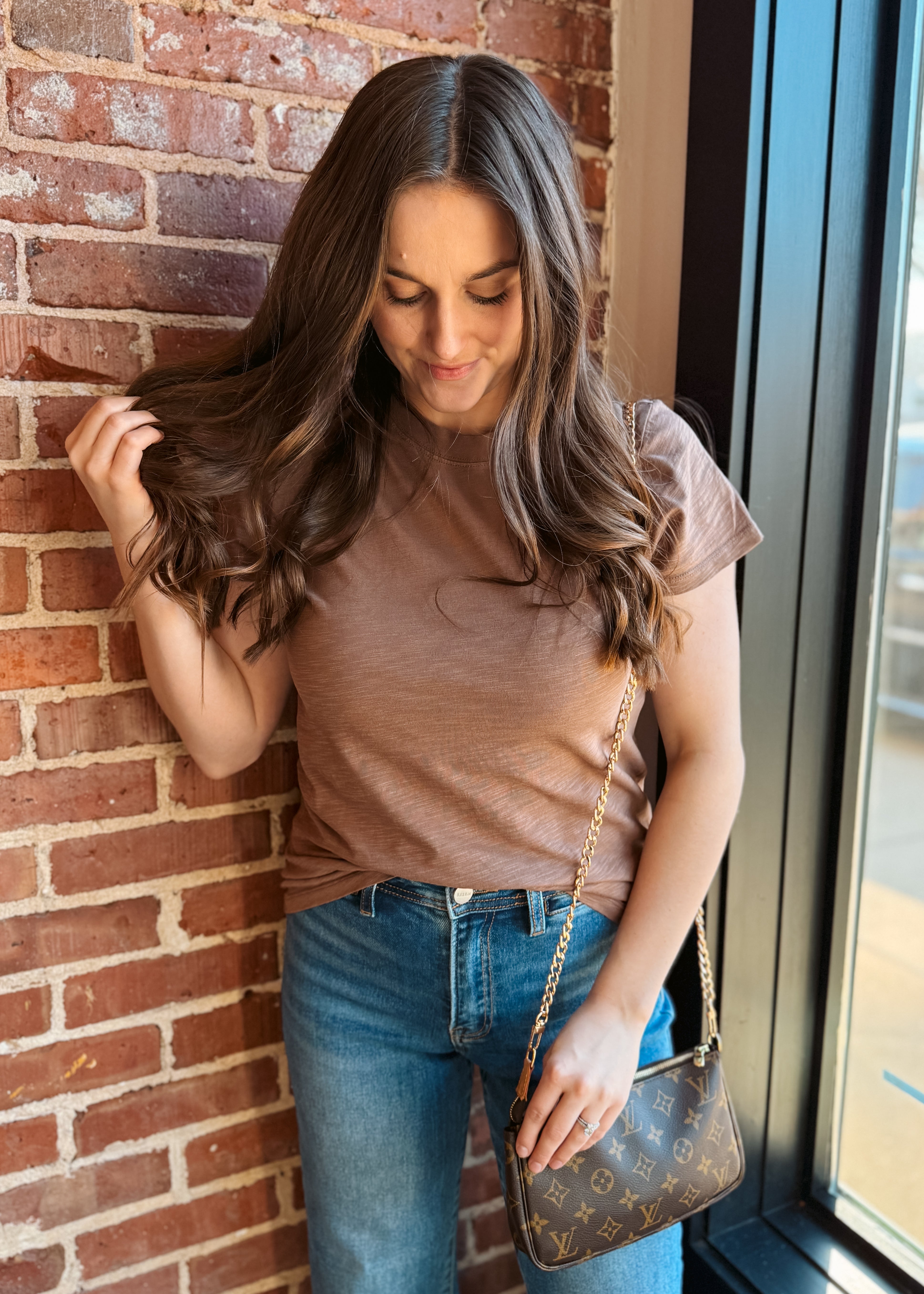 Happiness Trails Boutique - Choco short sleeve top
