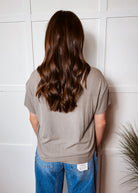 Happiness Trails Boutique - Mocha short sleeve top