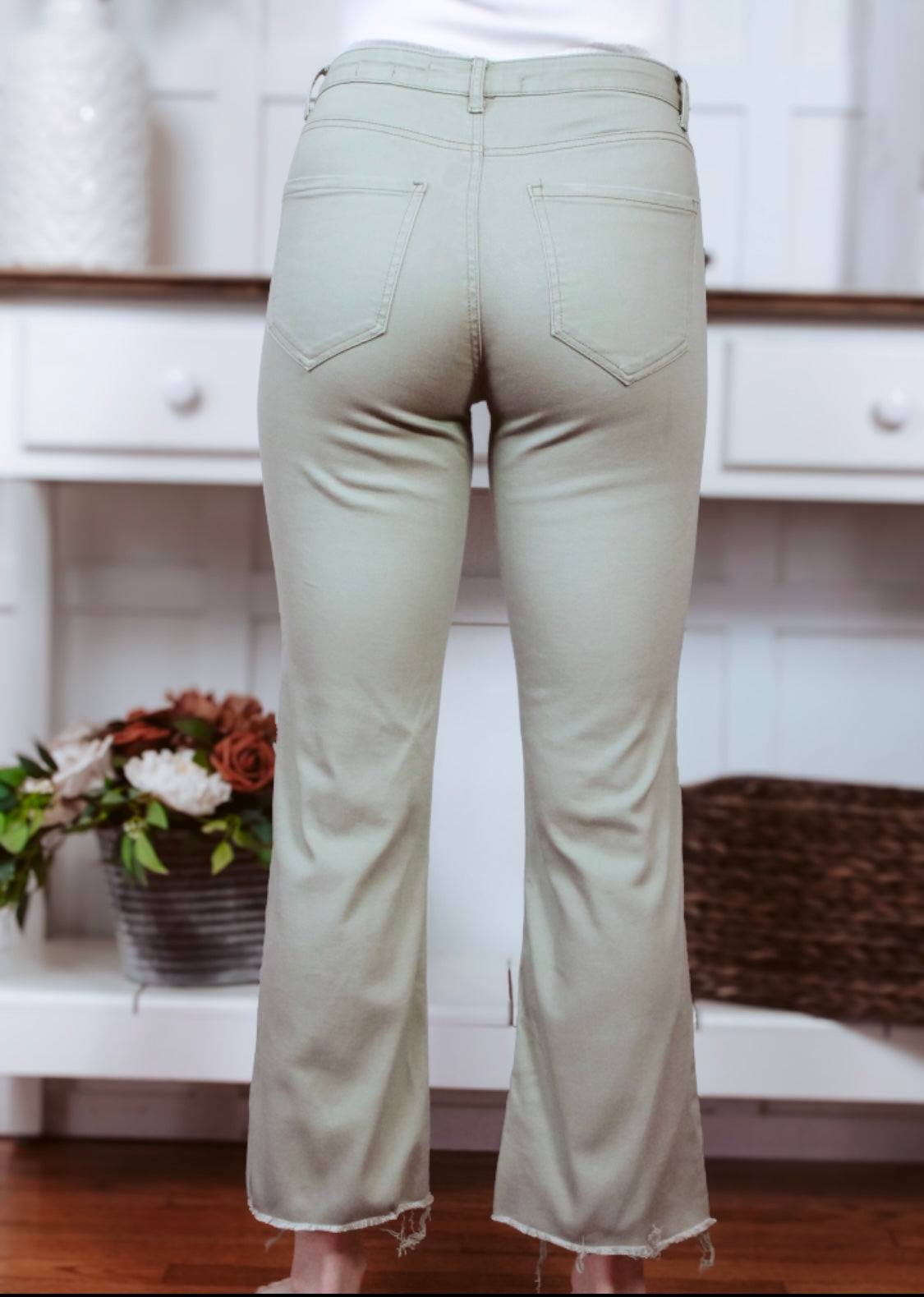 Sage Risen straight leg jeans