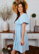 Light Blue mini dress