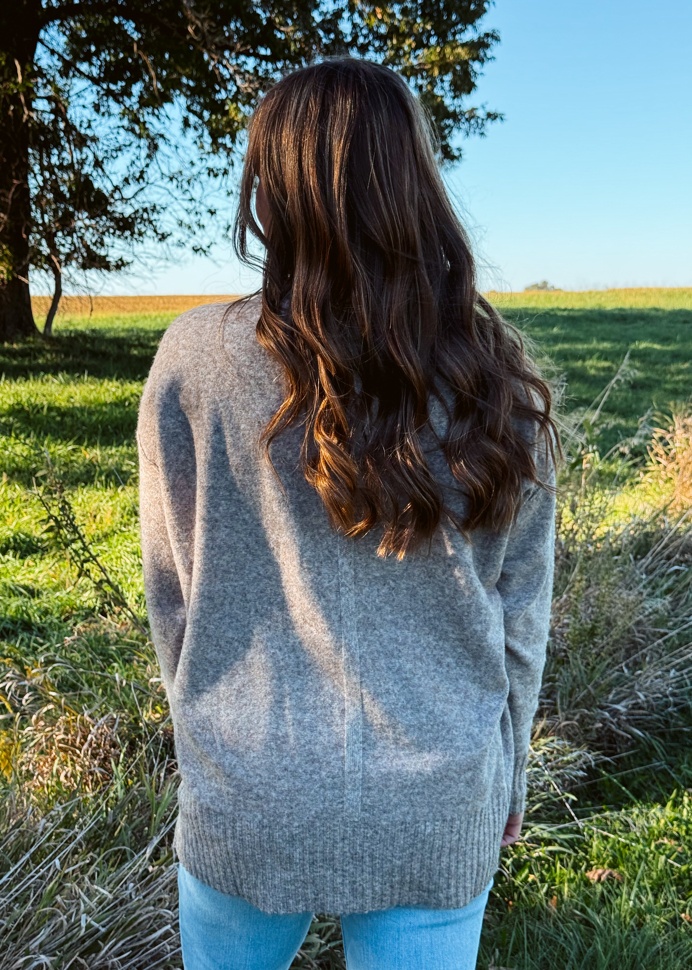 Happiness Trails Boutique - Latte knit sweater
