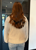 Happiness Trails Boutique - Beige knit sweater