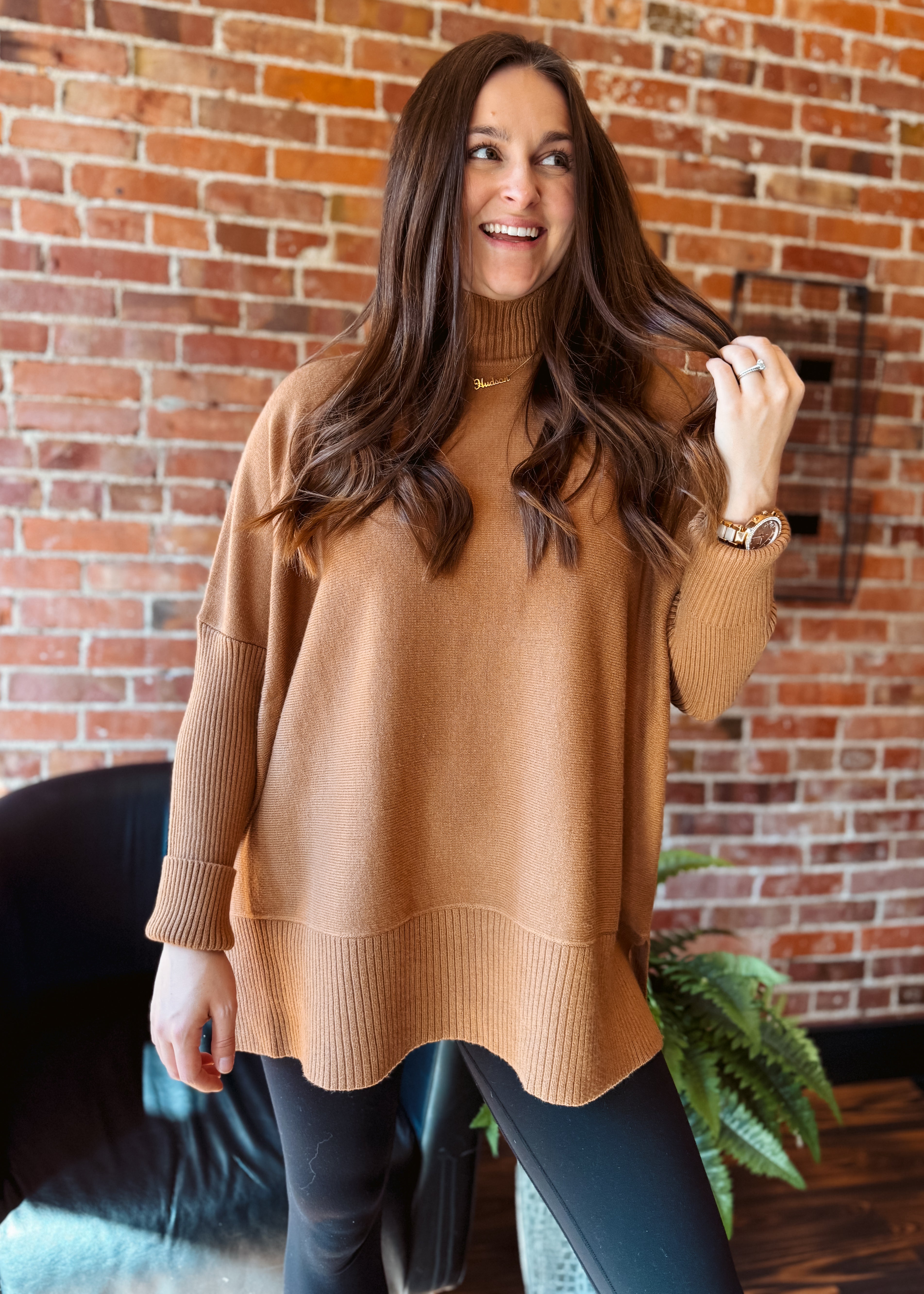 Happiness Trails Boutique - Camel sweater