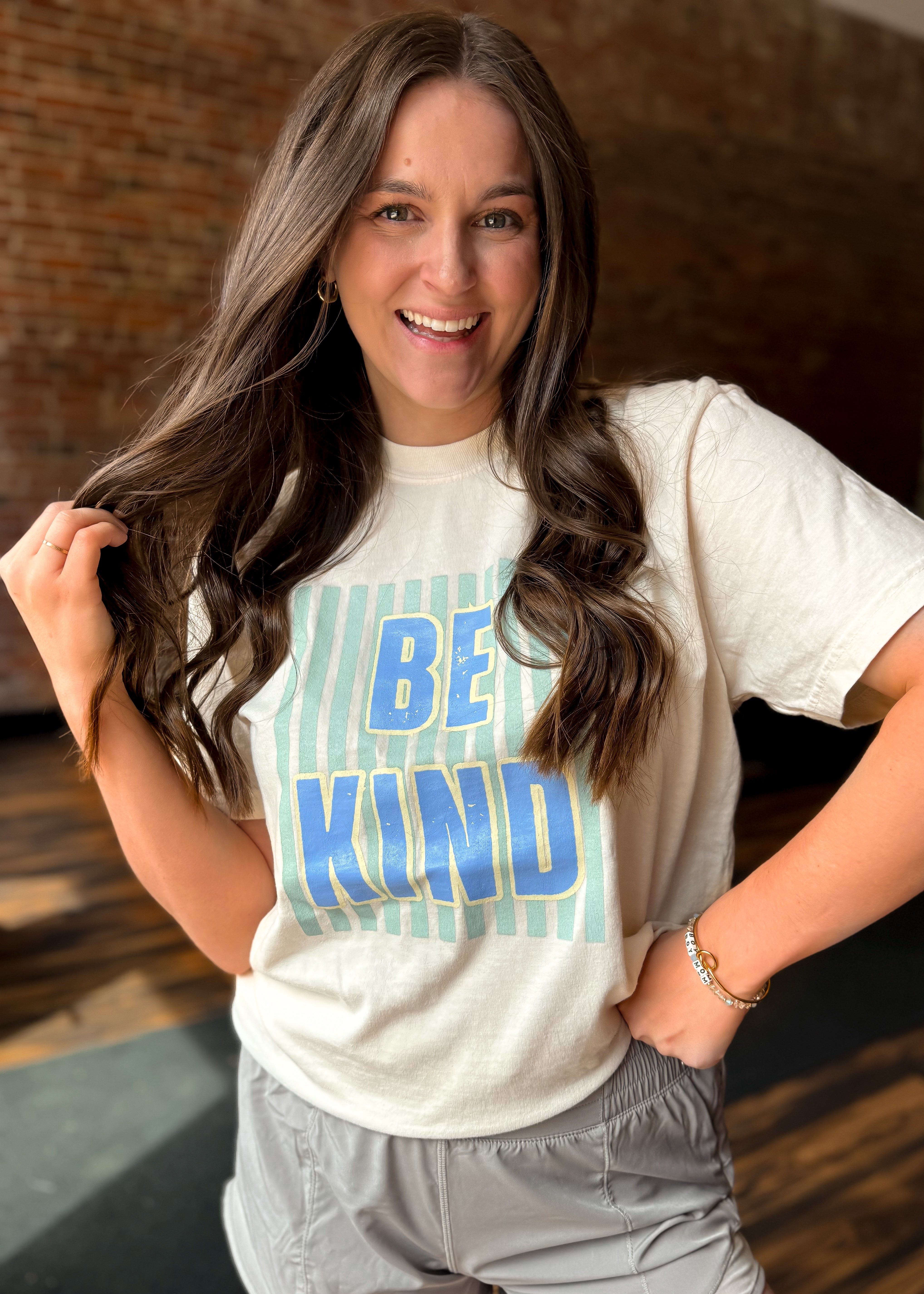 Happiness Trails Boutique - Be Kind screen printed on Comfort Colors tee