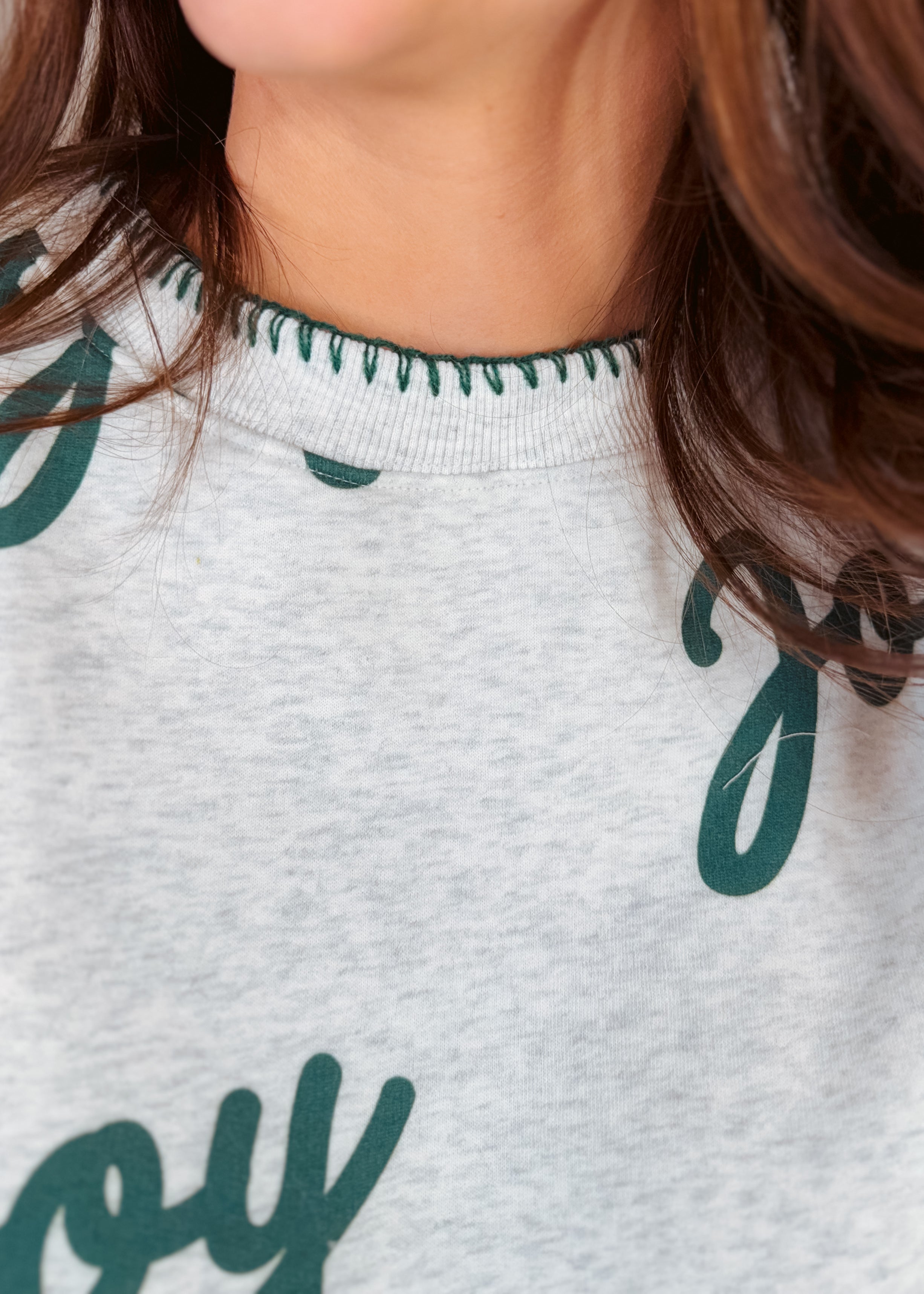 Happiness Trails Boutique - Heather grey "Joy" graphic