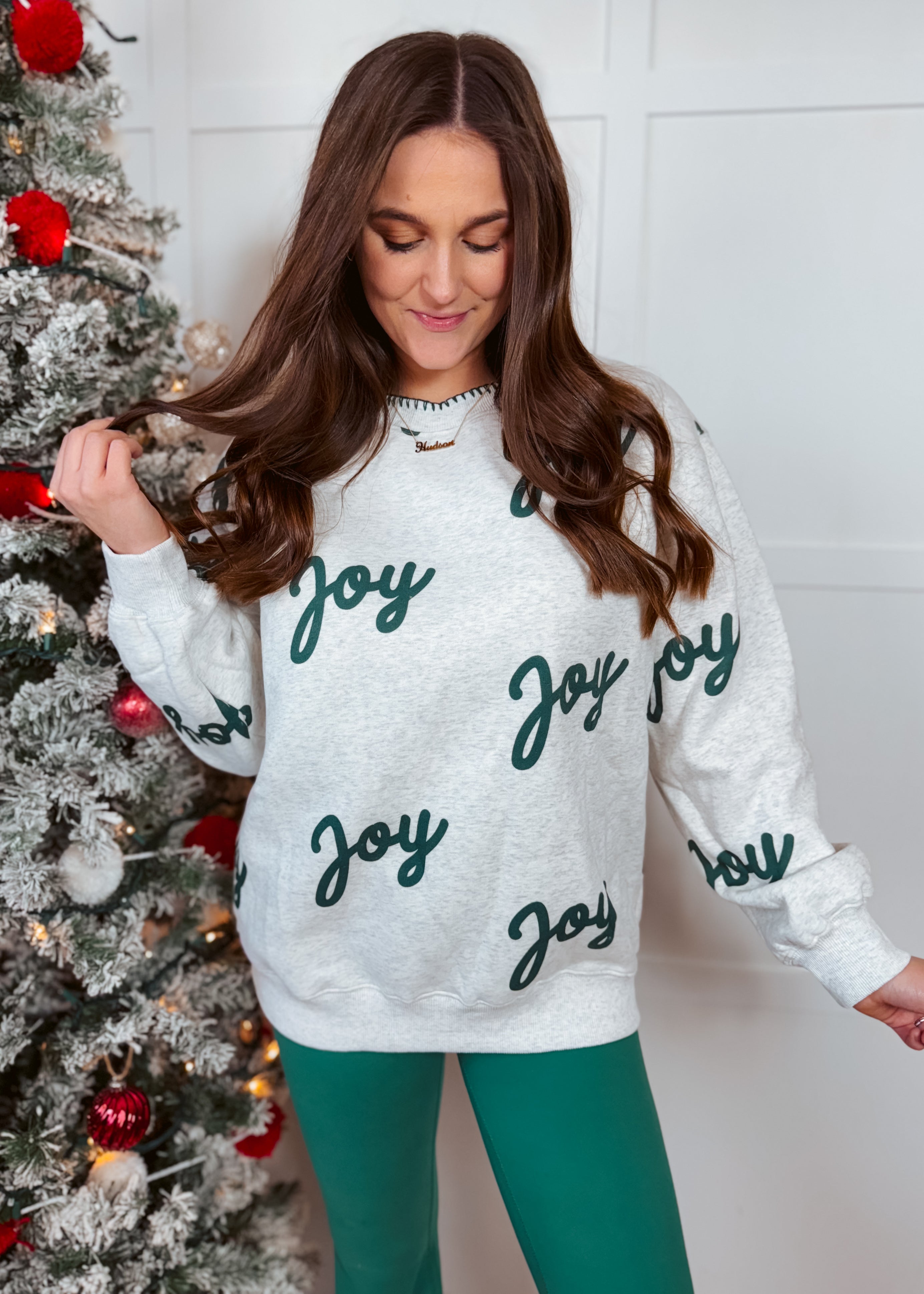 Happiness Trails Boutique - Heather grey "Joy" graphic