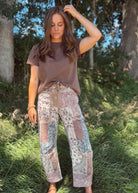 Happiness Trails Boutique - Deep mahogany short sleeve top