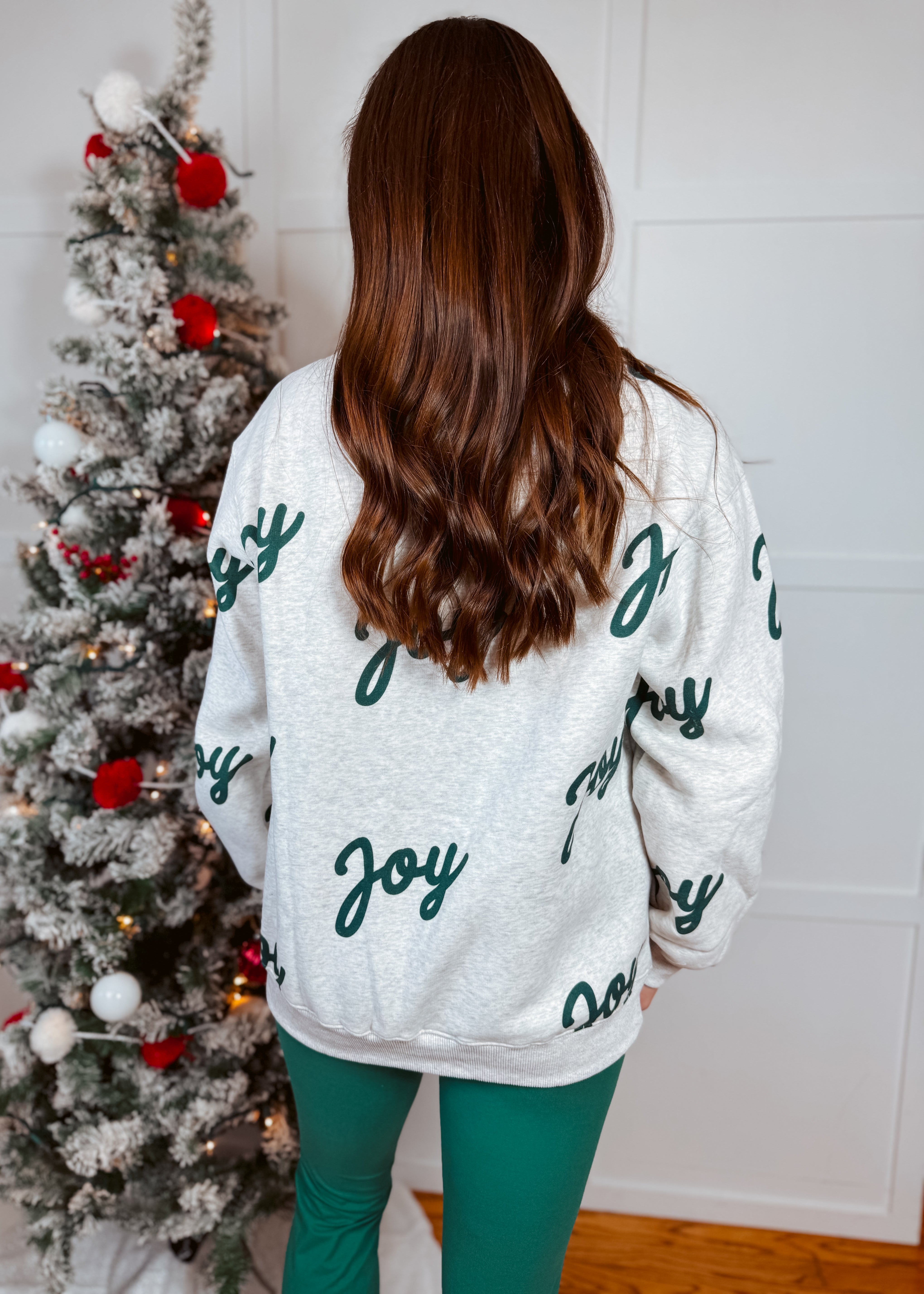 Happiness Trails Boutique - Heather grey "Joy" graphic