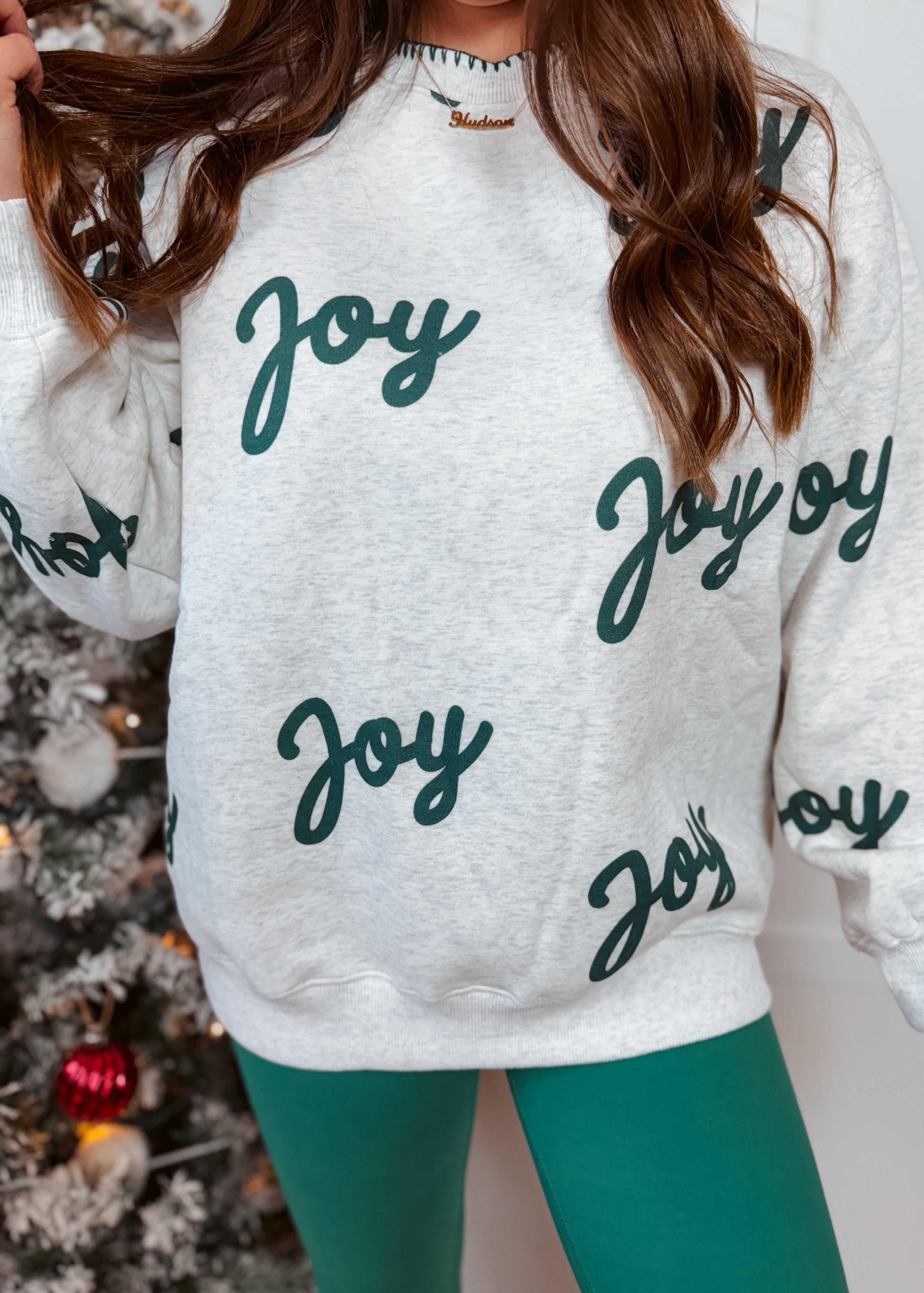 Happiness Trails Boutique - Heather grey "Joy" graphic