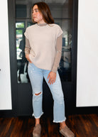 Happiness Trails Boutique - Champagne knit sweater vest