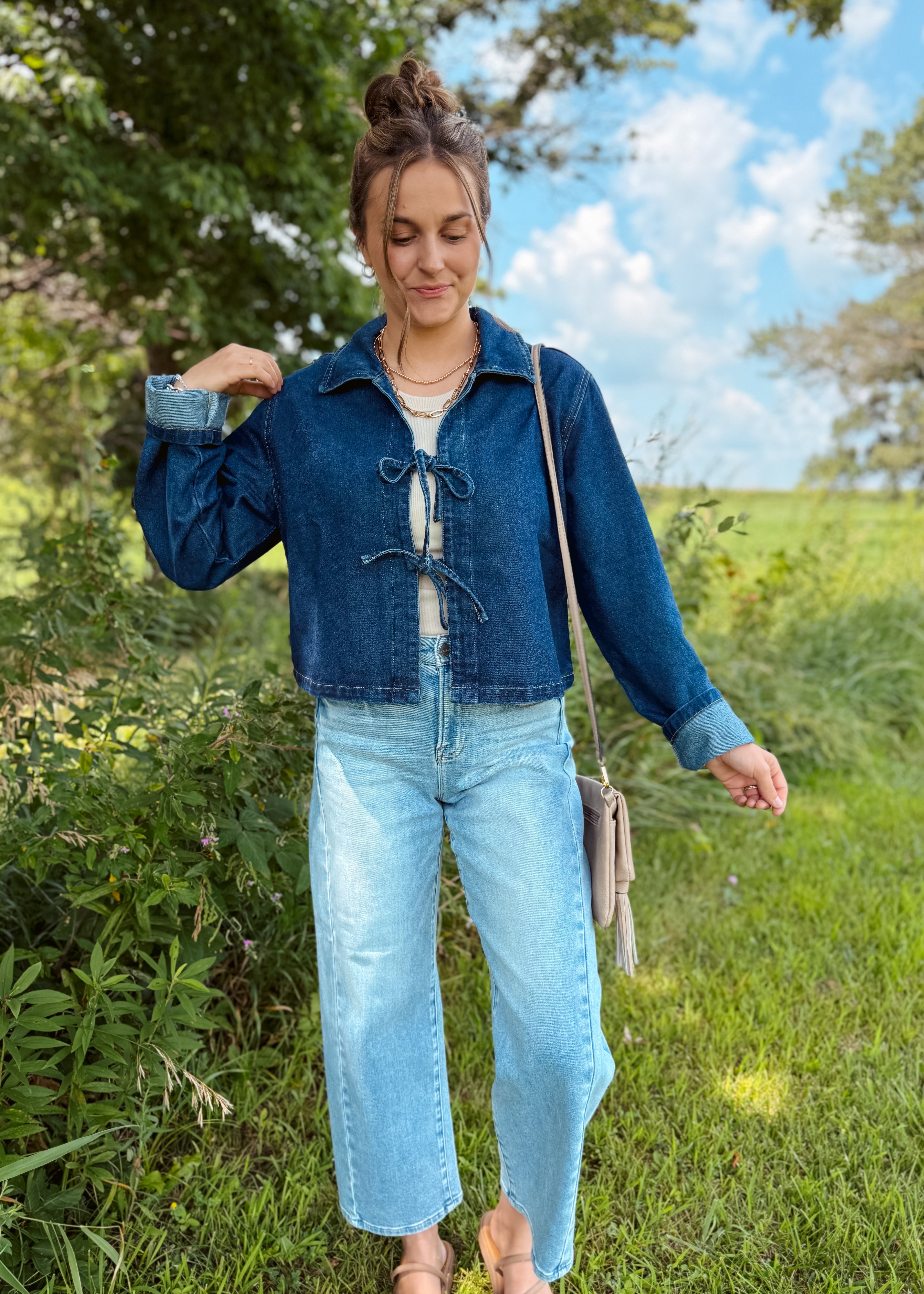 Happiness Trails Boutique - Denim jacket - dark wash