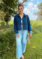 Happiness Trails Boutique - Denim jacket - dark wash